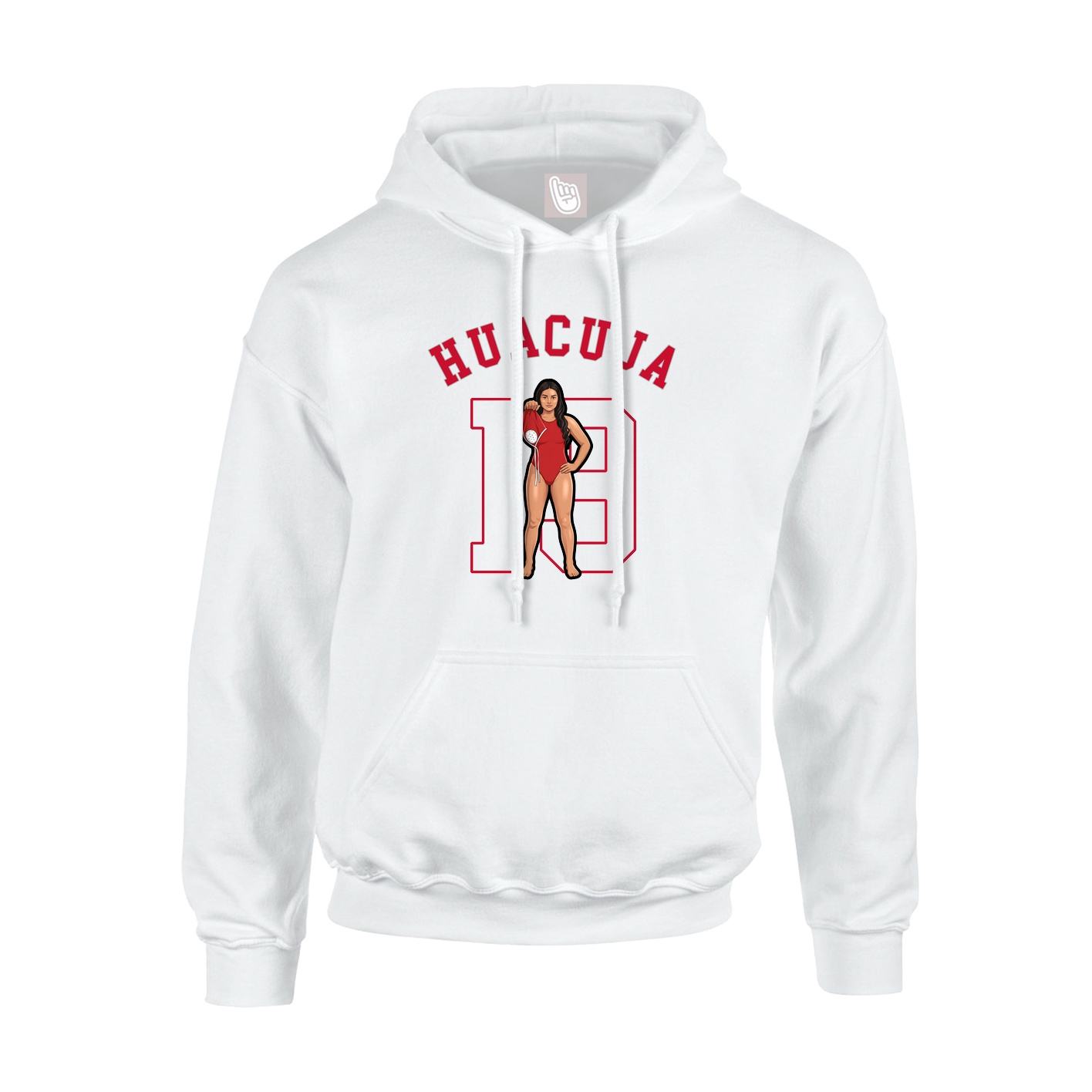 Youth Hoodie — Shirsey Arch in White