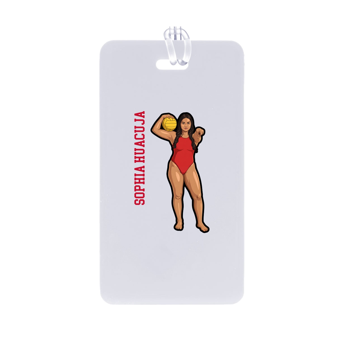 Bag Tag — Name Vertical in Classic