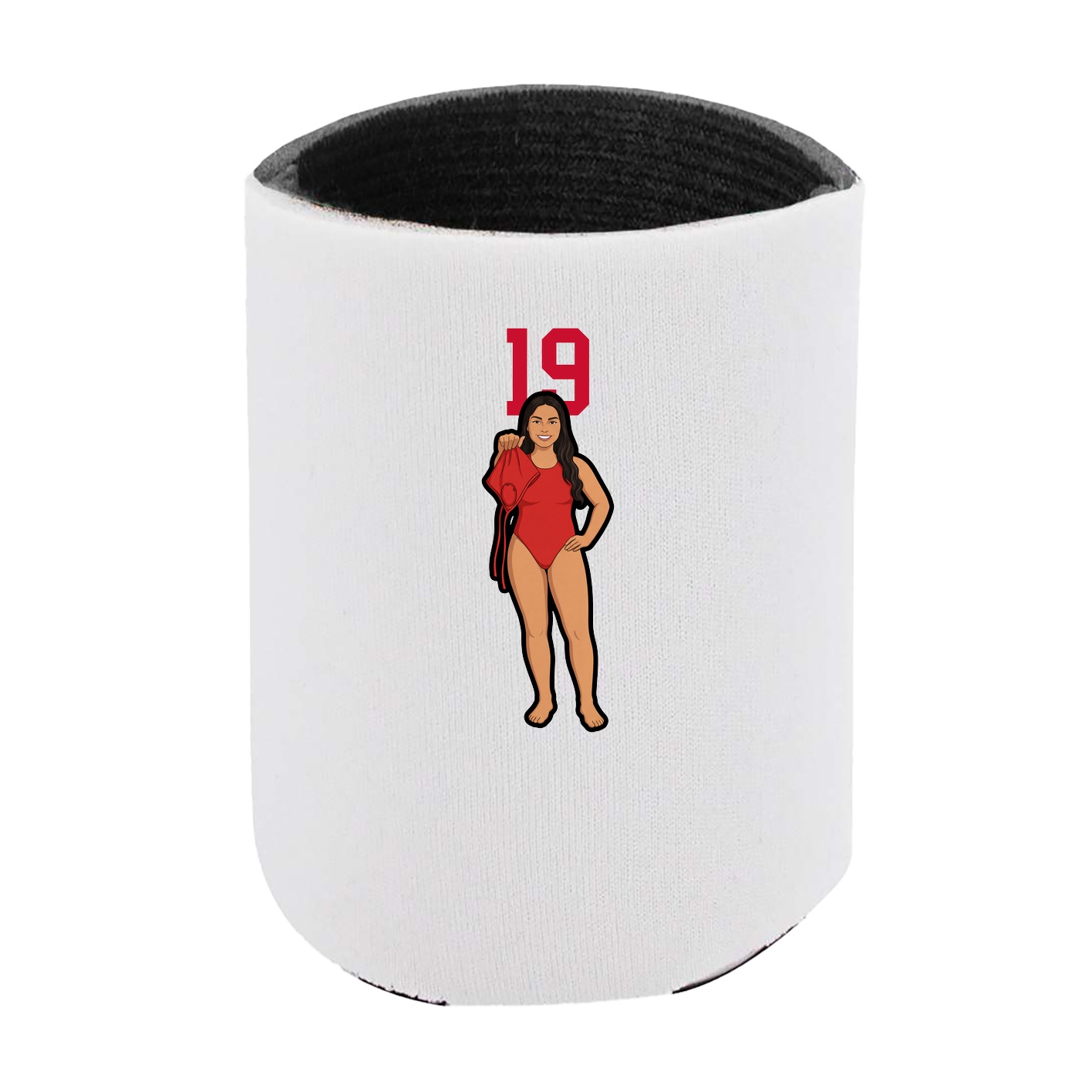 Can Holder — Number Top in White