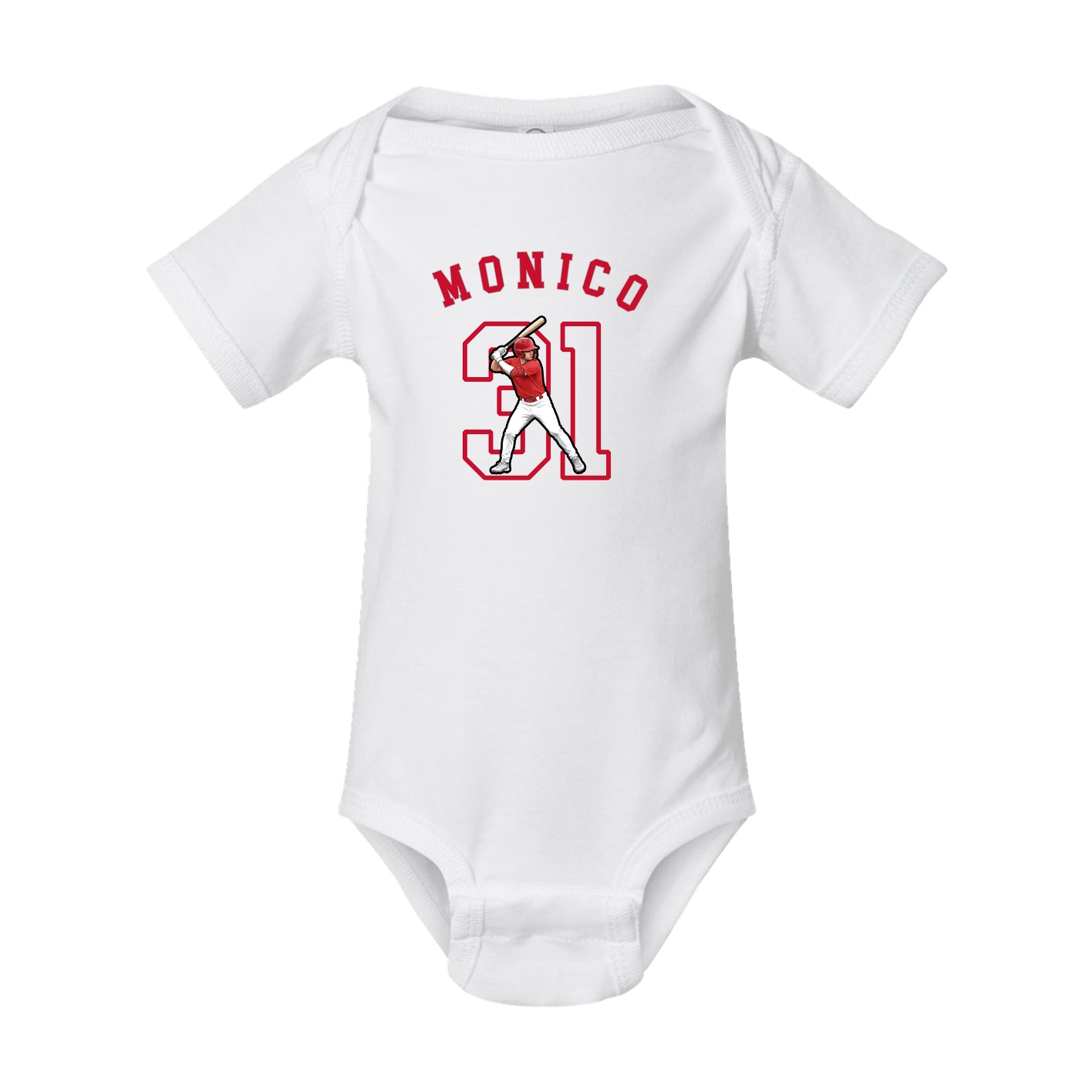 Baby Onesie — Shirsey Arch in White