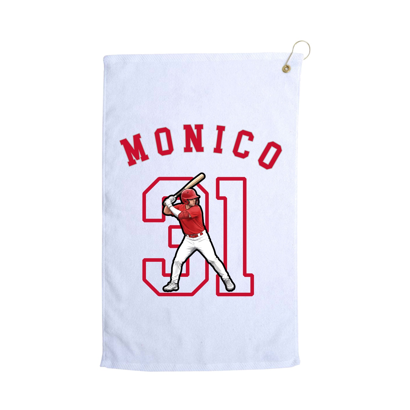 Golf Towel — Shirsey Arch in White