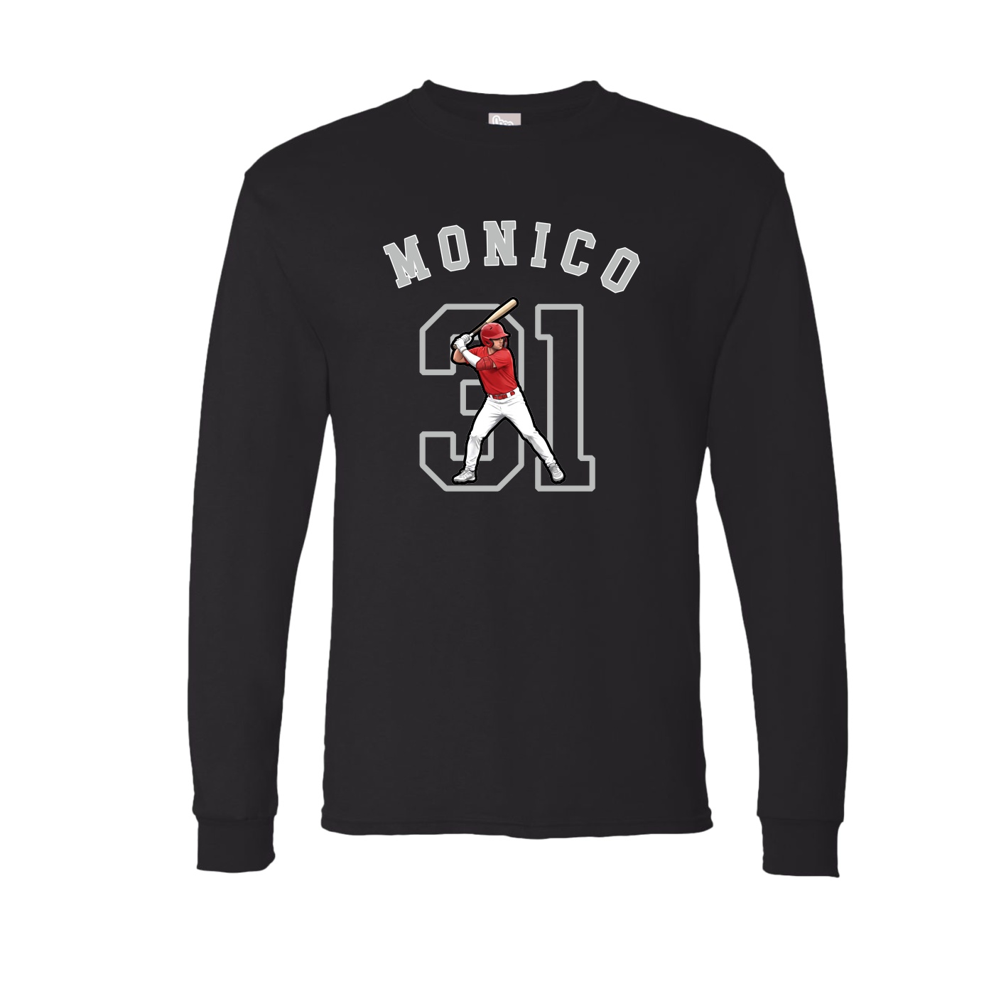 Long Sleeve Tee — Shirsey Arch in Black
