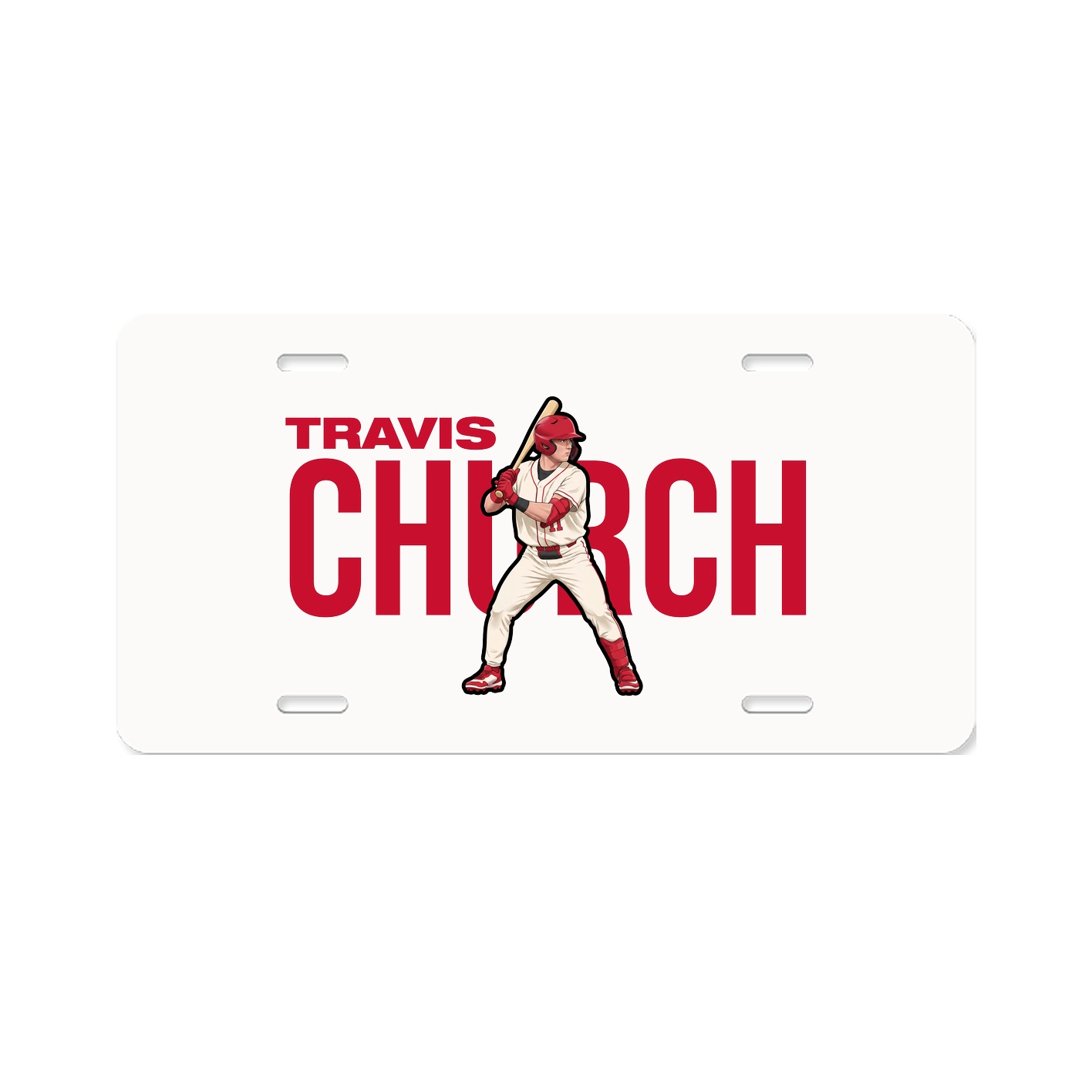 License Plate — Player Name in Classic