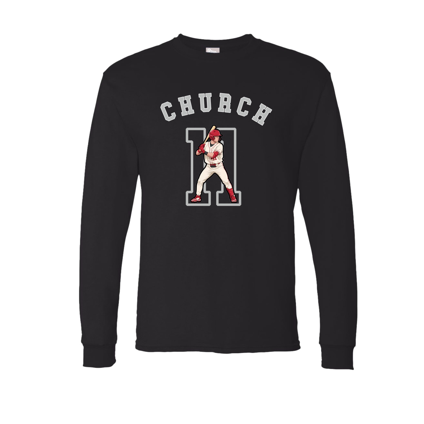 Long Sleeve Tee — Shirsey Arch in Black