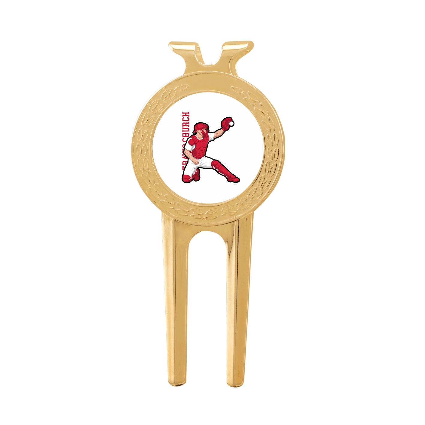 Divot Tool with Ball Marker — Name Vertical in Classic