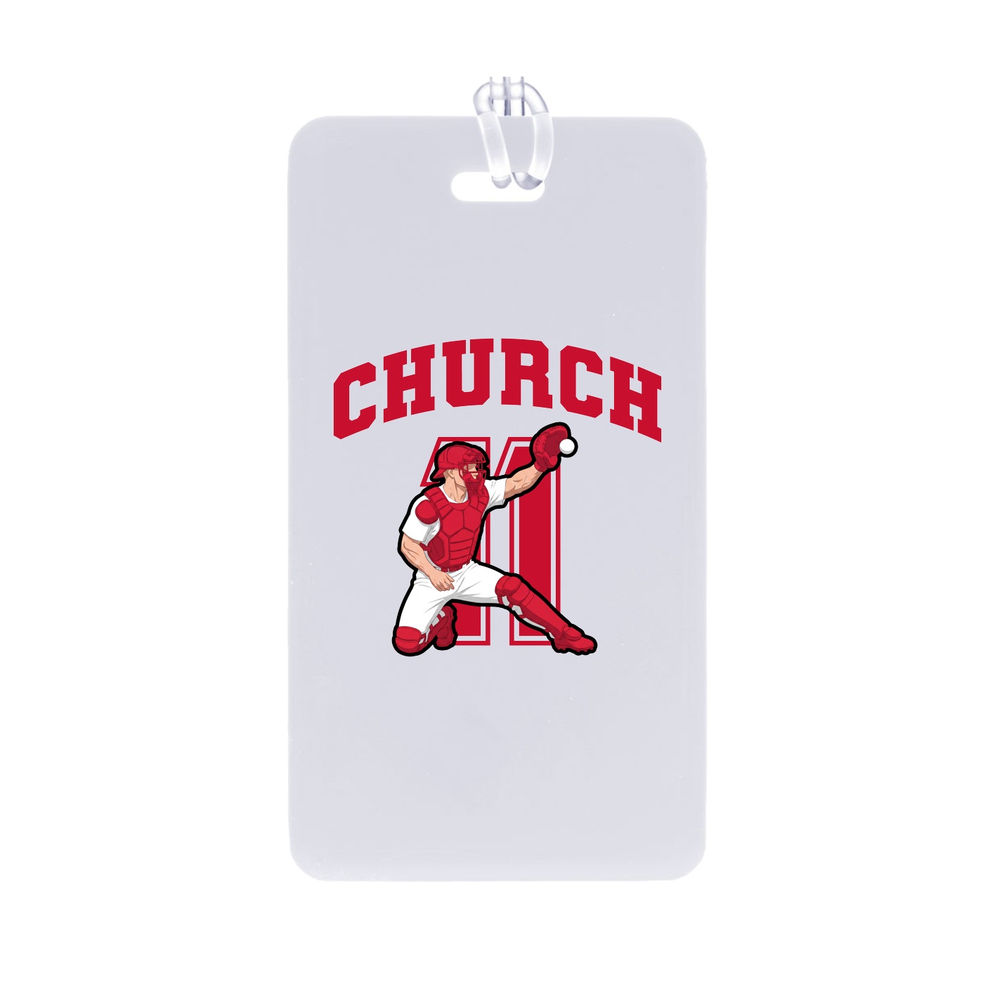 Bag Tag — Number in Classic
