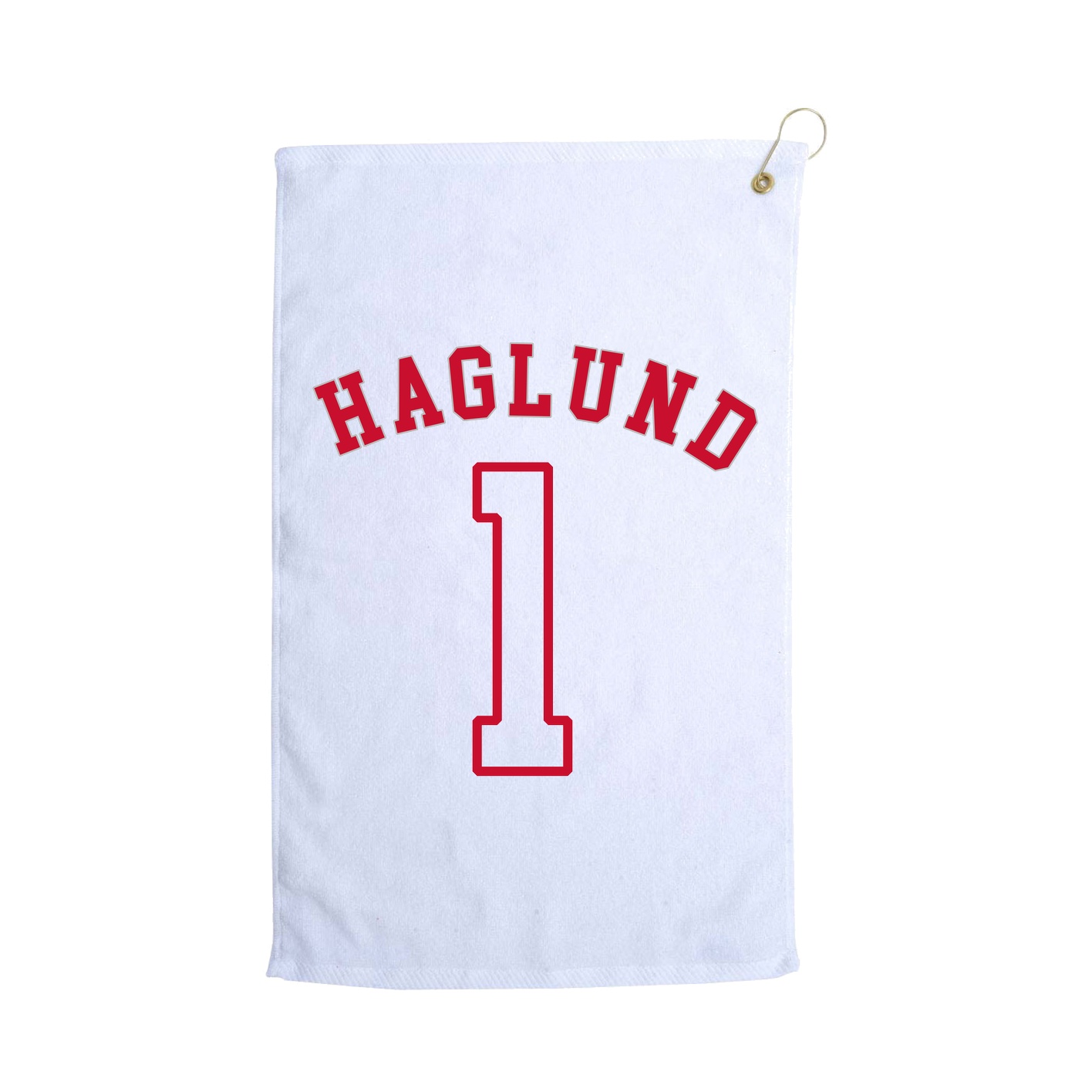 Golf Towel — Shirsey Arch in White