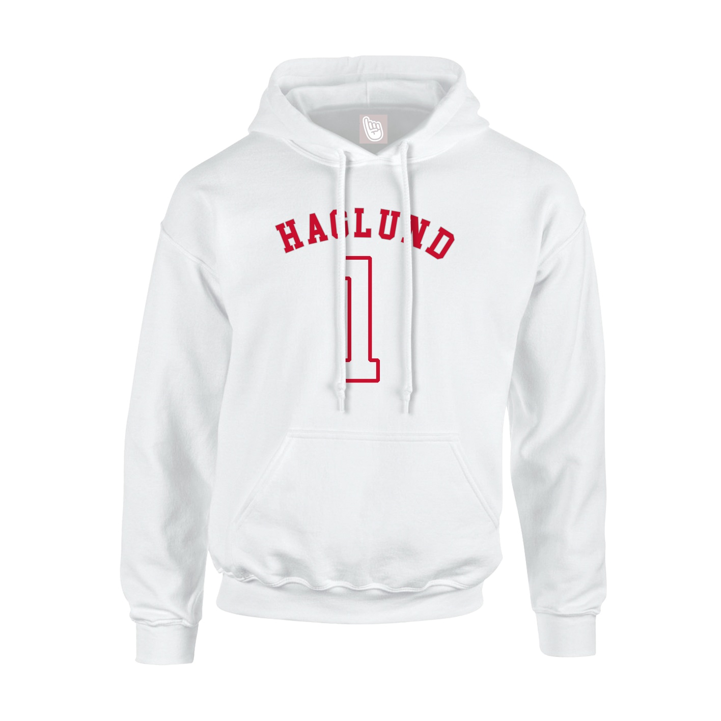 Hoodie — Shirsey Arch in White