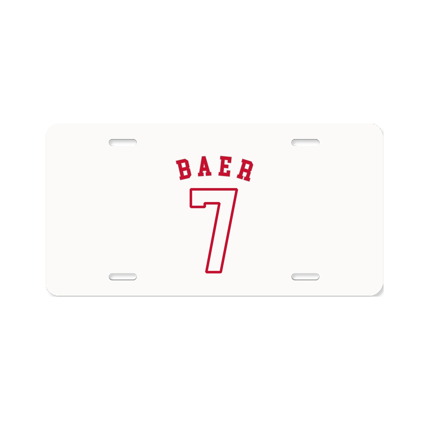 License Plate — Shirsey Arch in Classic