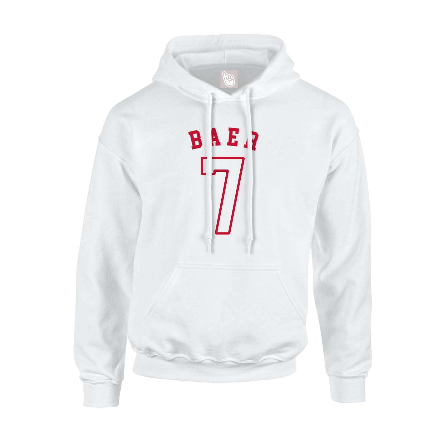 Hoodie — Shirsey Arch in White