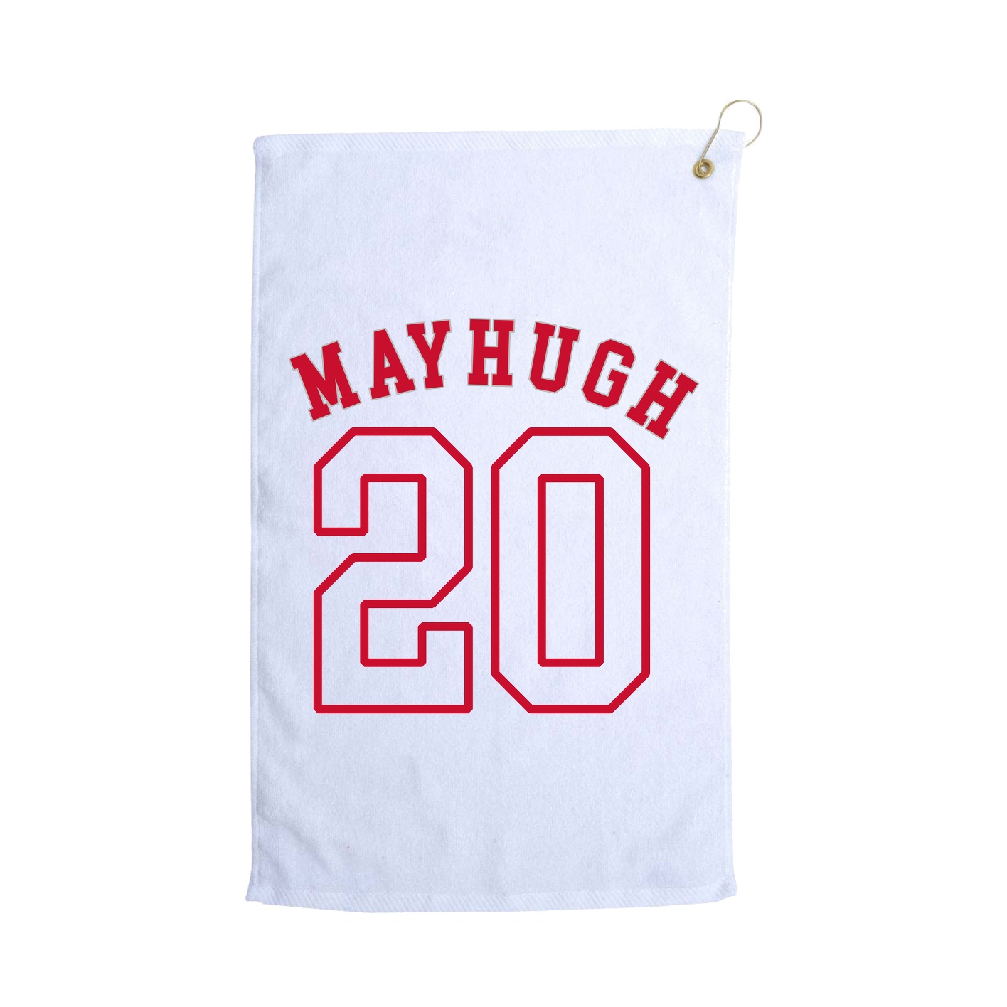 Golf Towel — Shirsey Arch in White