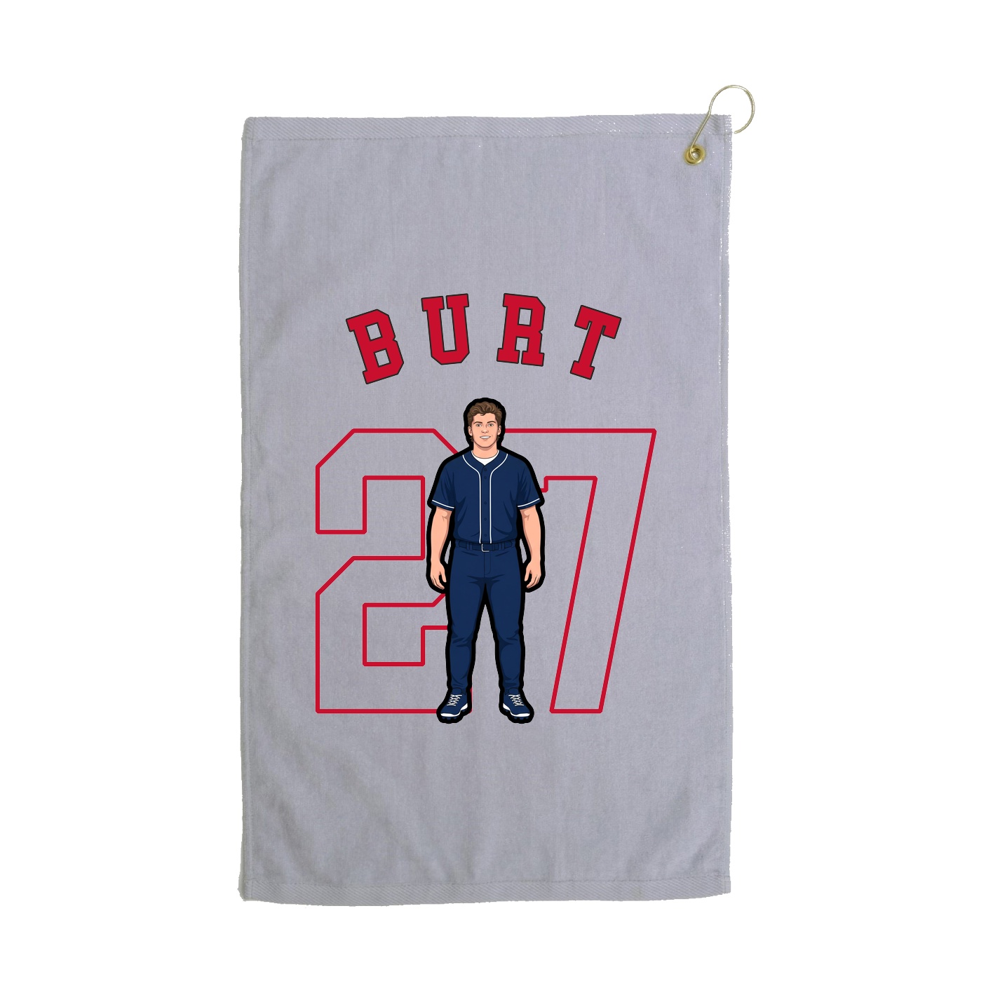 Golf Towel — Shirsey Arch in Grey