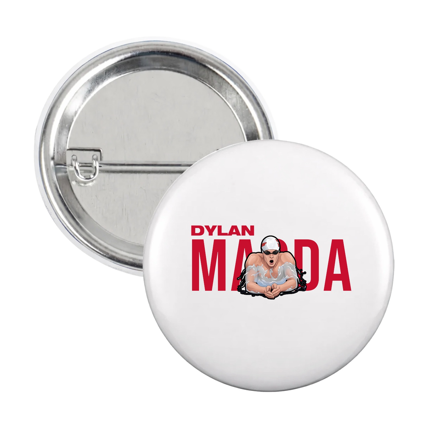 Game Day Button — Player Name in White