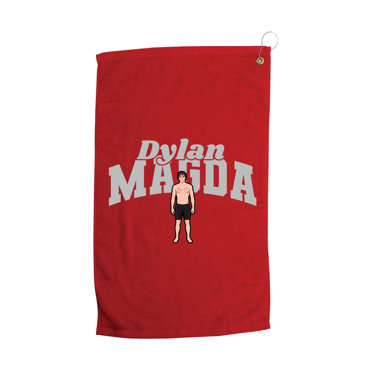 Golf Towel — Signature Arch in Red