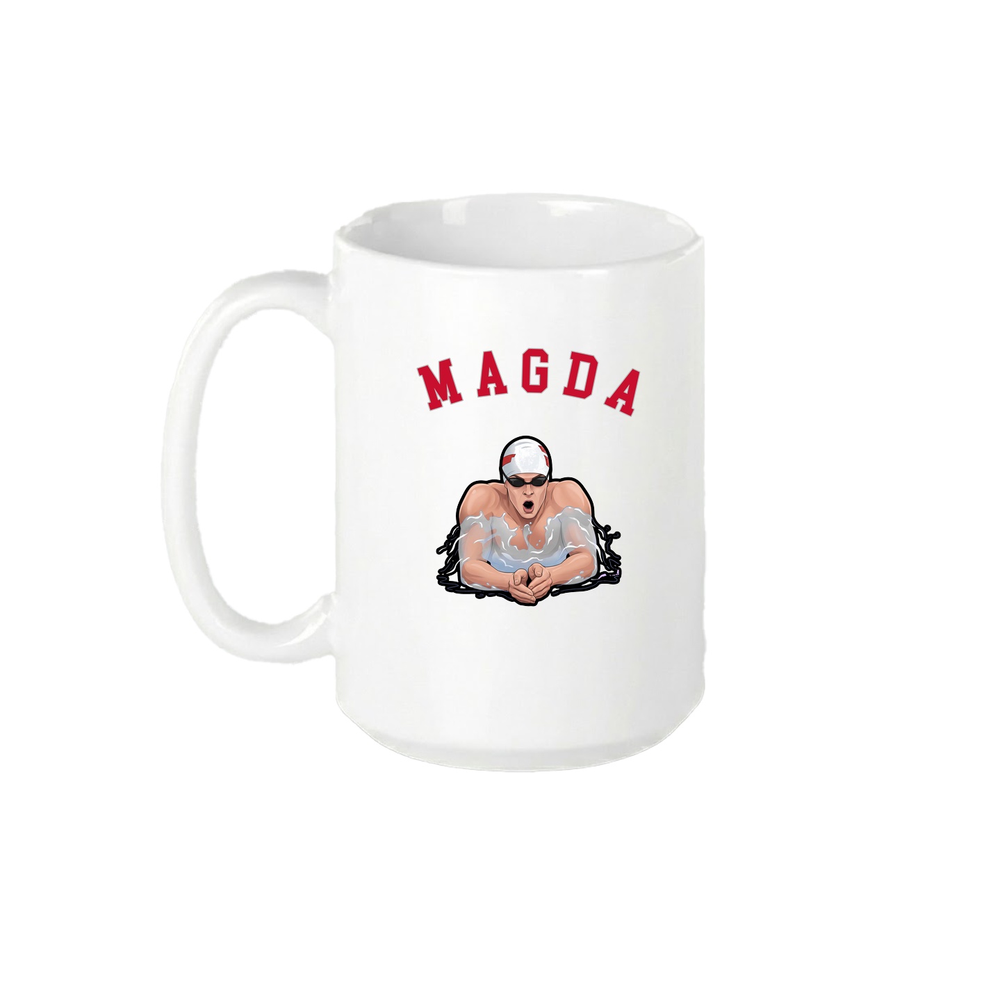 15oz Coffee Mug — Shirsey Arch in White