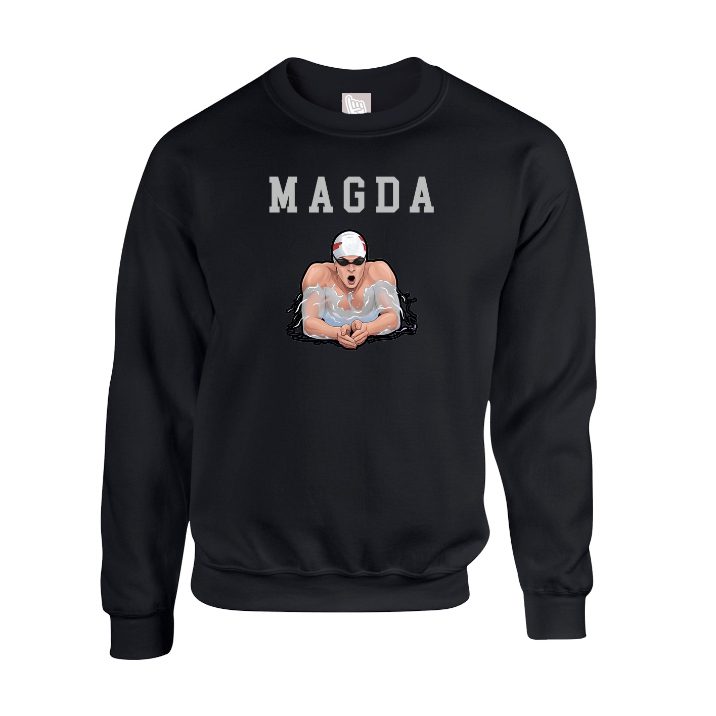 Fleece Crew — Shirsey in Black