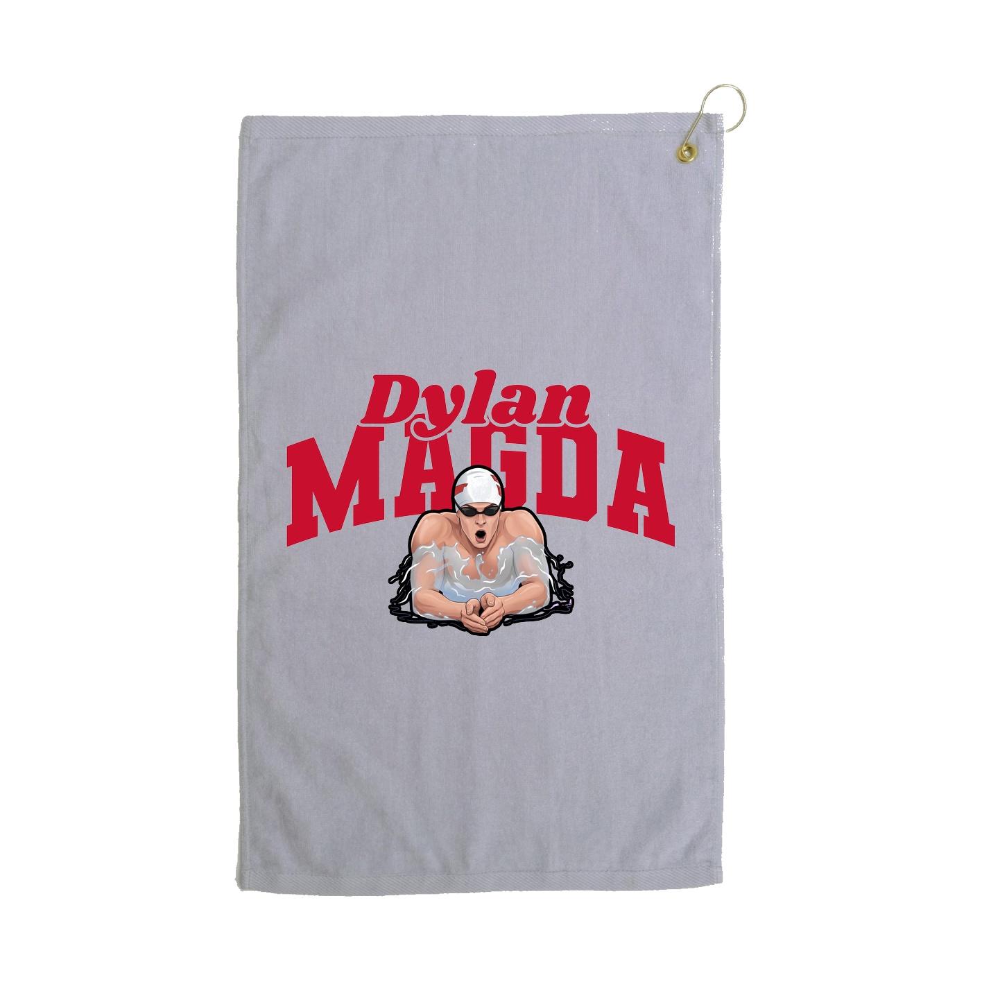 Golf Towel — Signature Arch in Grey