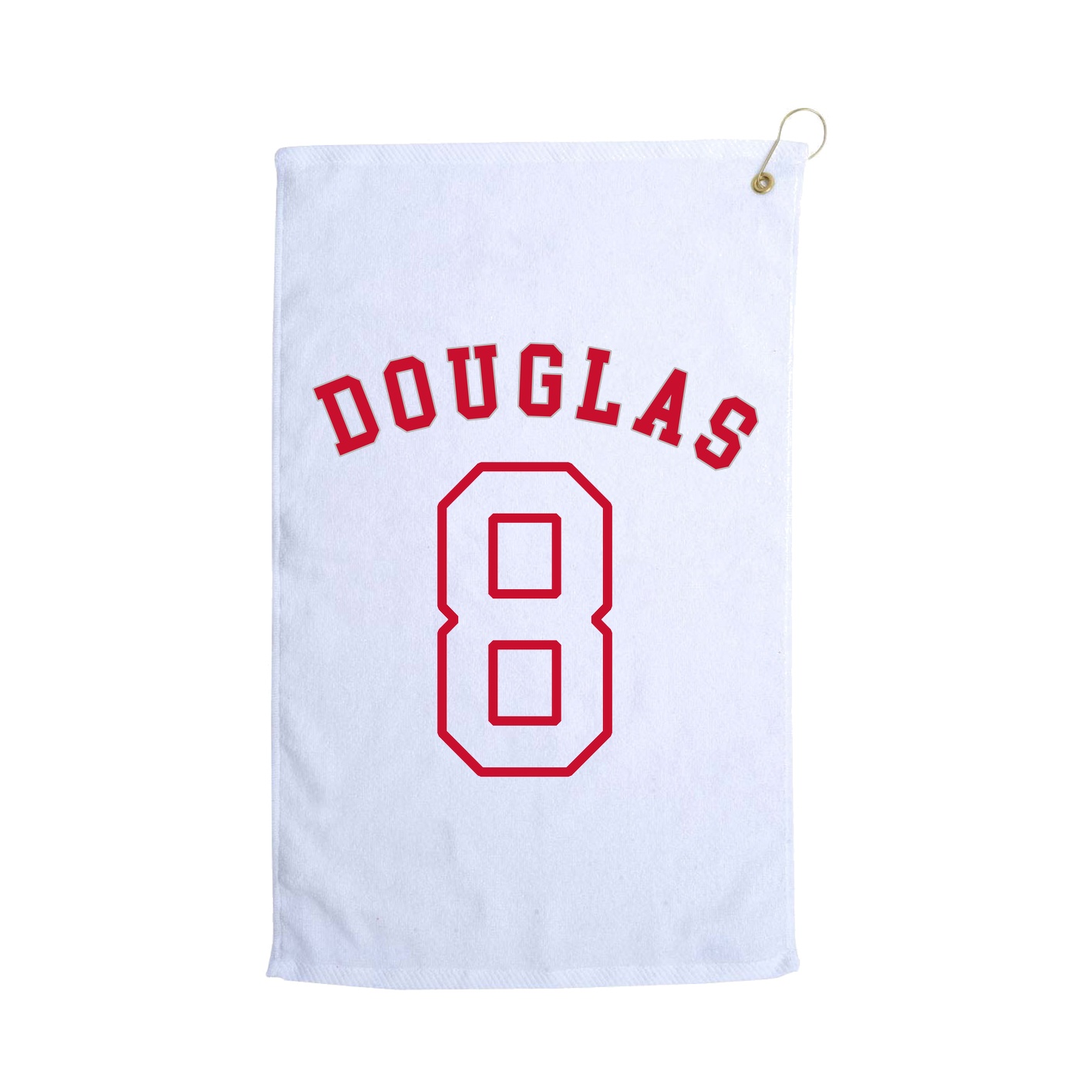 Golf Towel — Shirsey Arch in White
