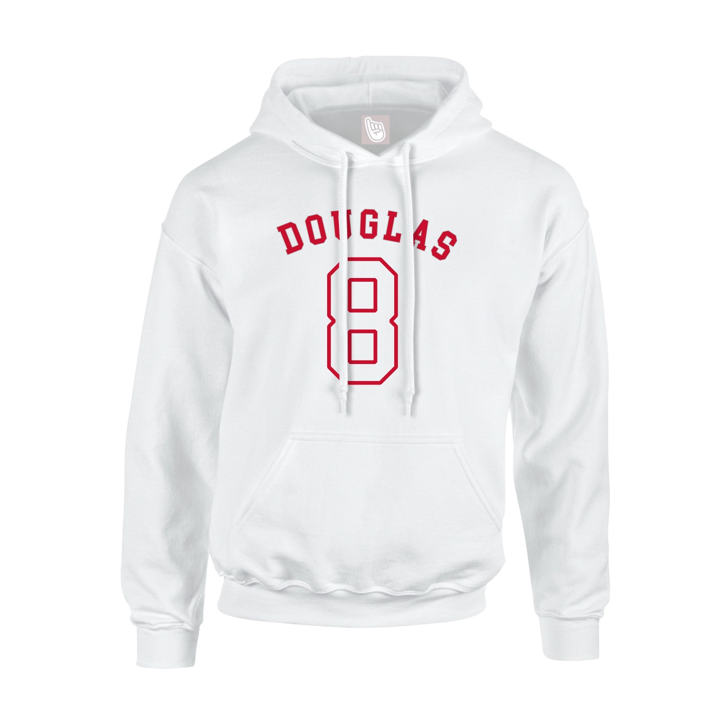 Youth Hoodie — Shirsey Arch in White