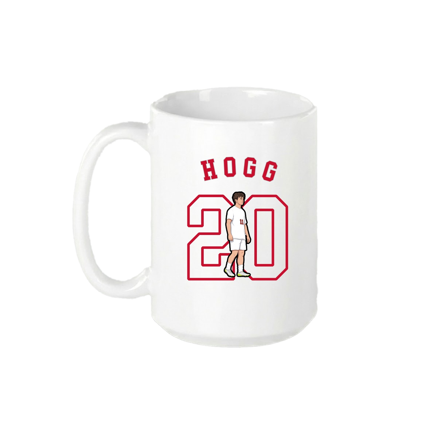 15oz Coffee Mug — Shirsey Arch in White