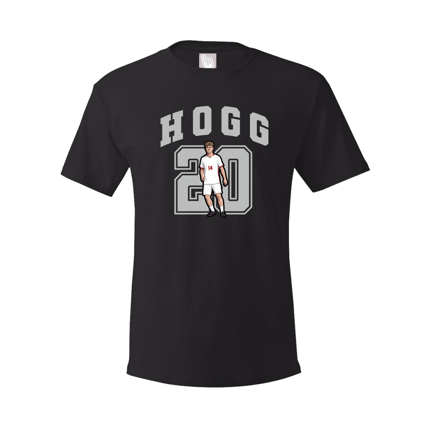 Youth Tee — Number in Black