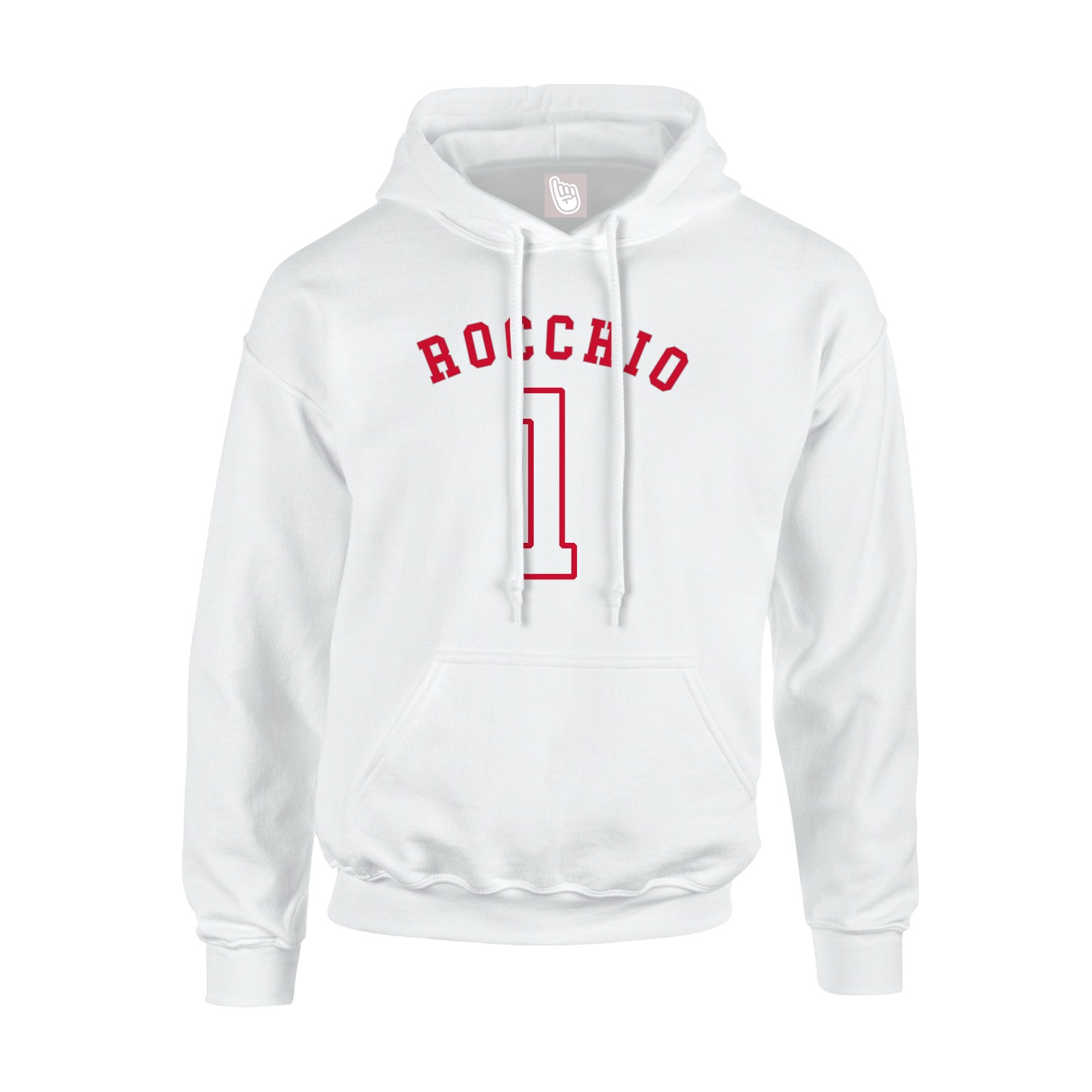 Youth Hoodie — Shirsey Arch in White