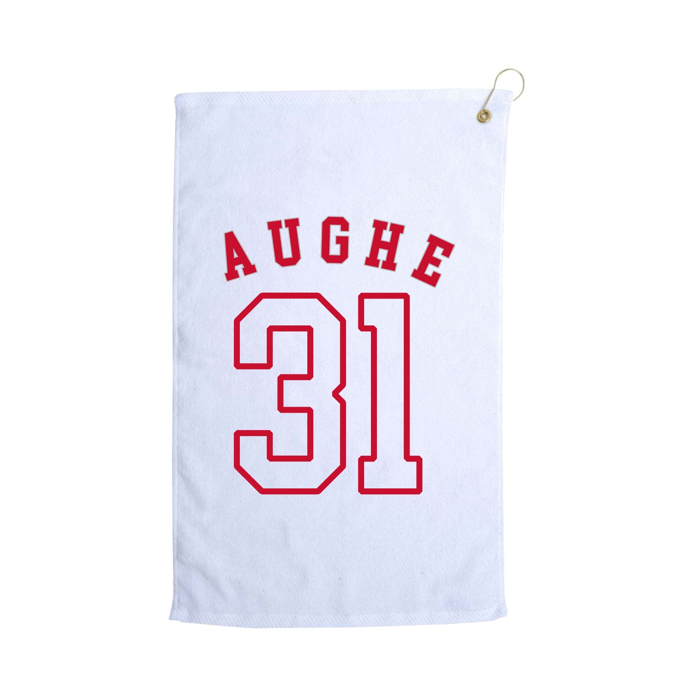 Golf Towel — Shirsey Arch in White