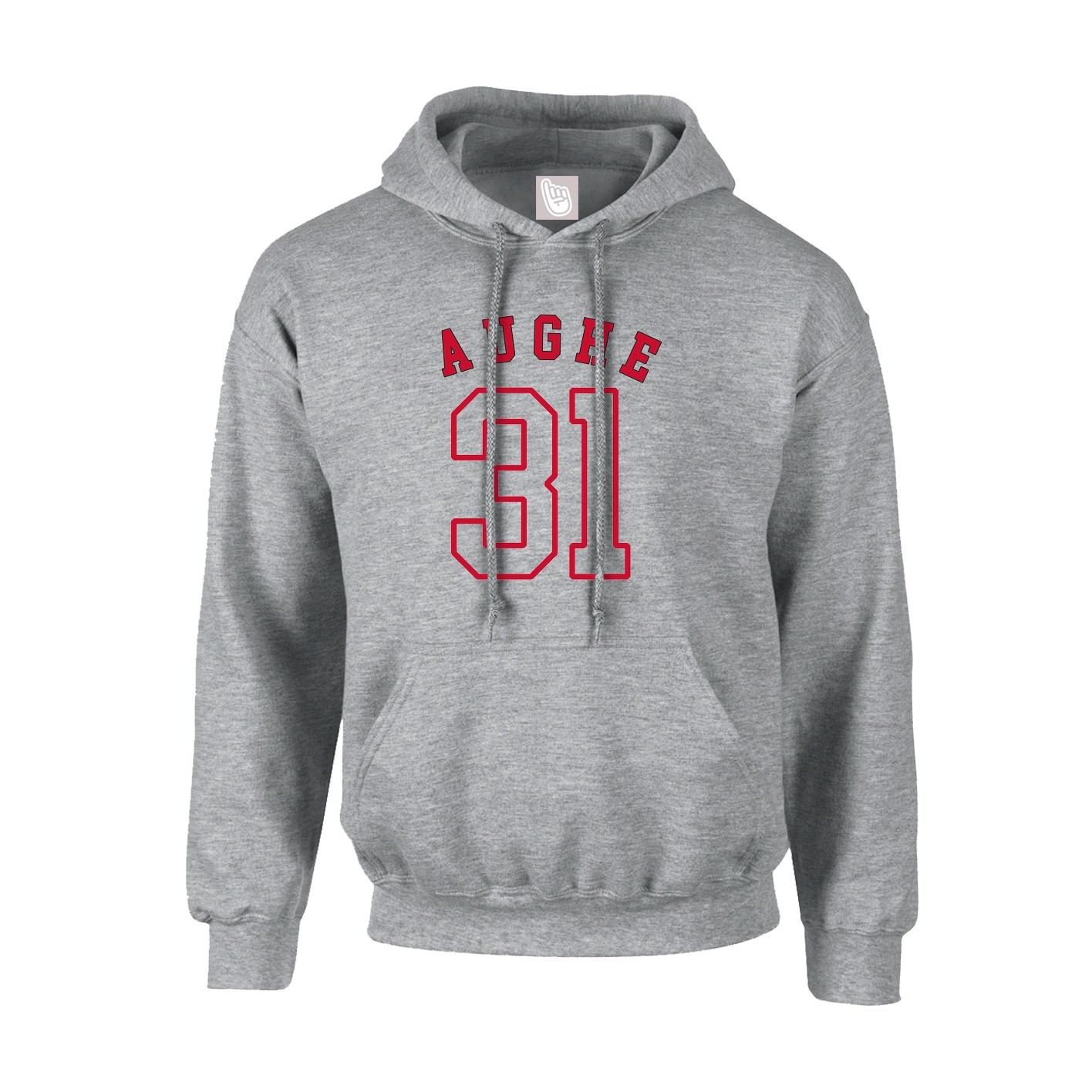 Youth Hoodie — Shirsey Arch in Grey