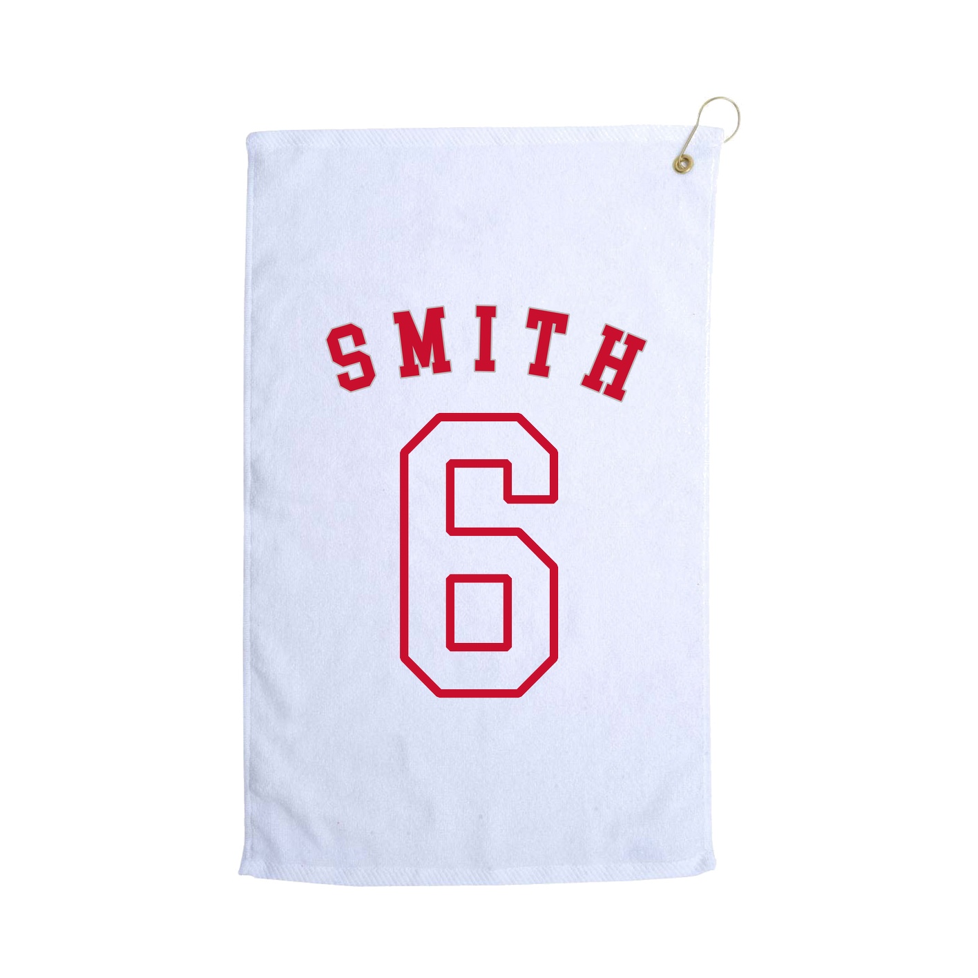 Golf Towel — Shirsey Arch in White