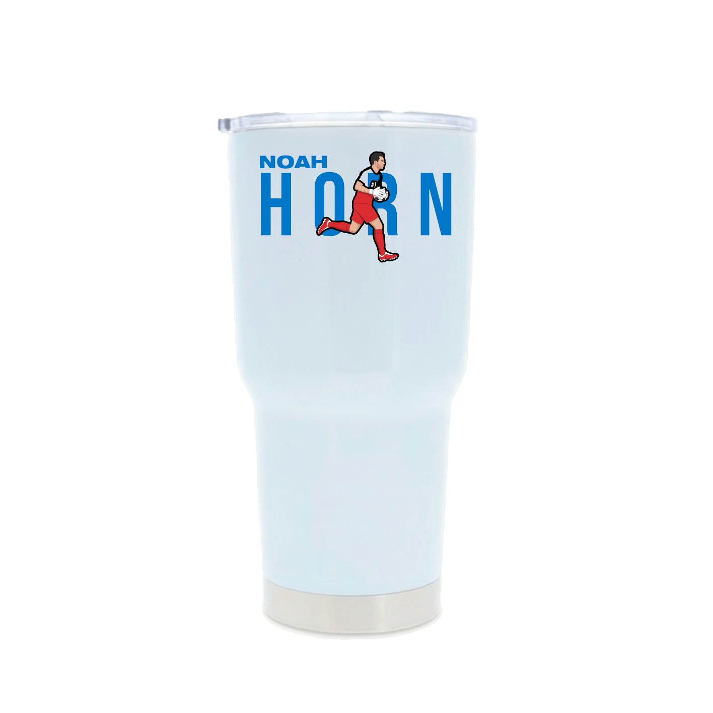 30oz Stainless Steel Tumbler — Player Name in White