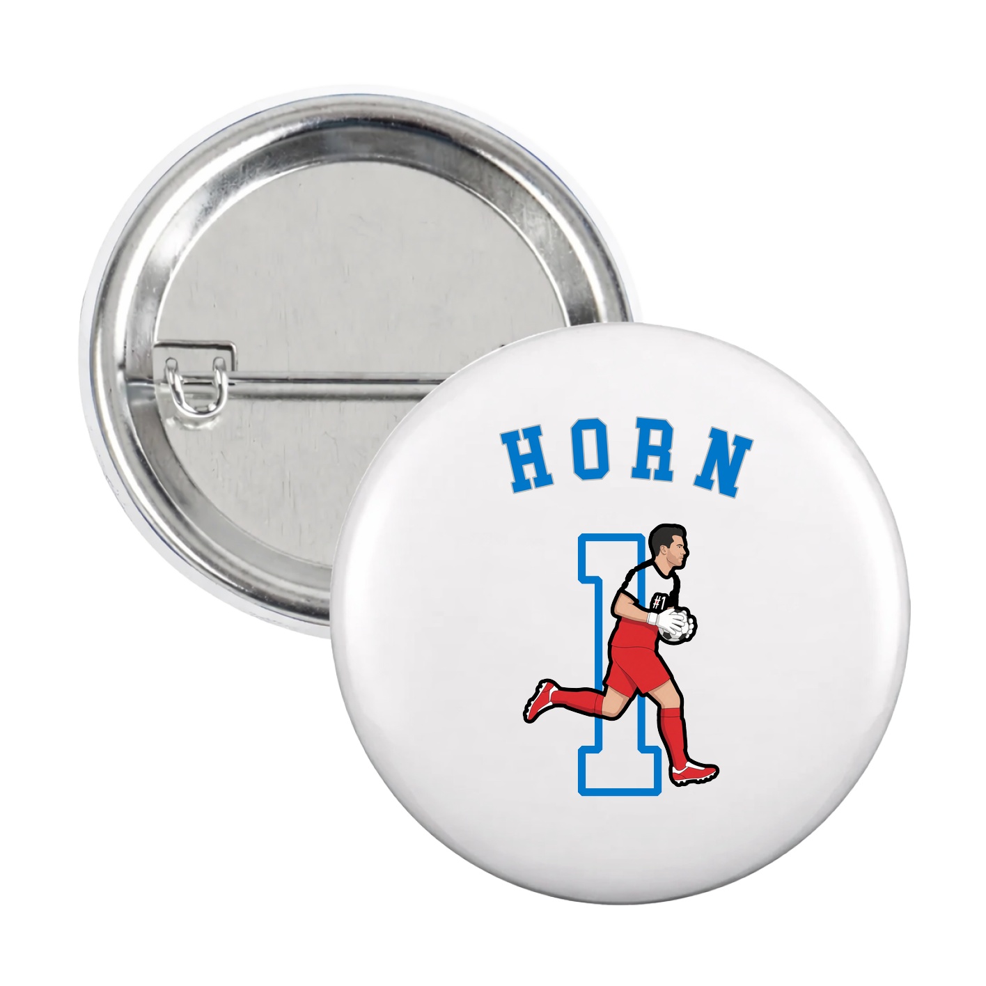 Game Day Button — Shirsey Arch in White