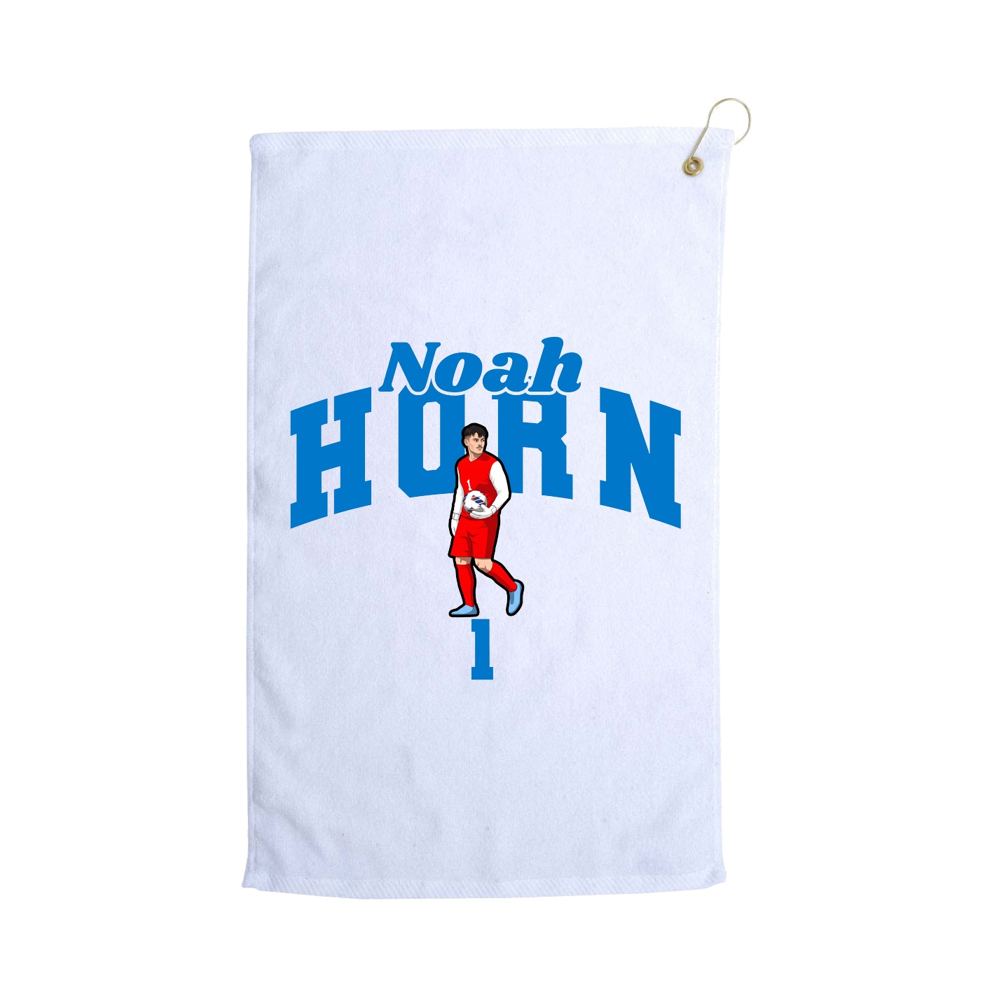 Golf Towel — Signature Arch in White