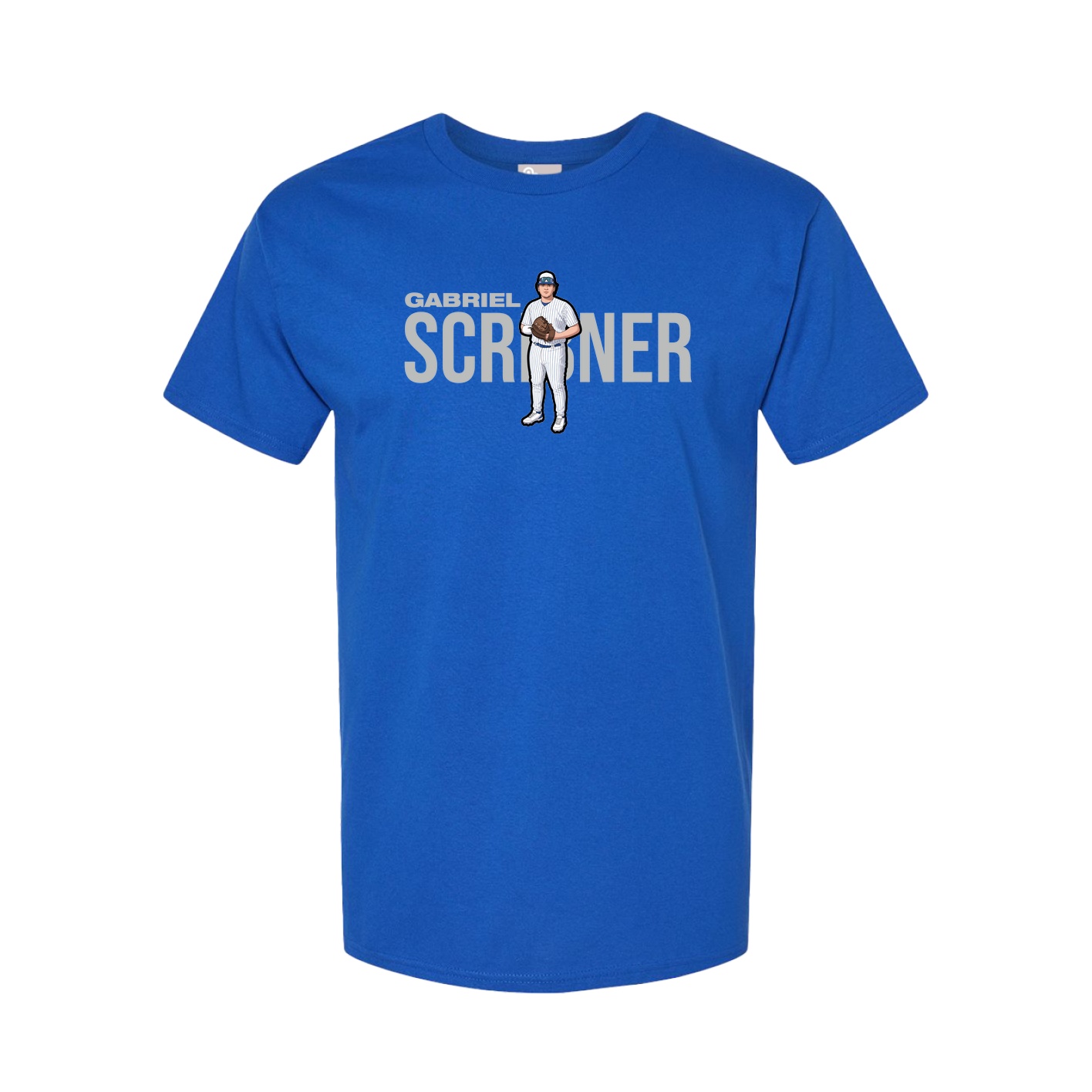 Youth Tee — Player Name in Royal