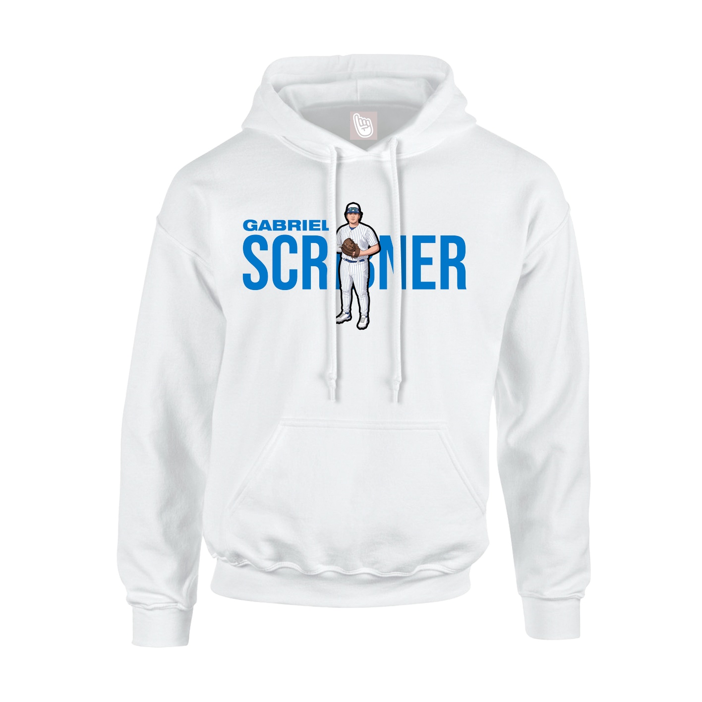 Hoodie — Player Name in White