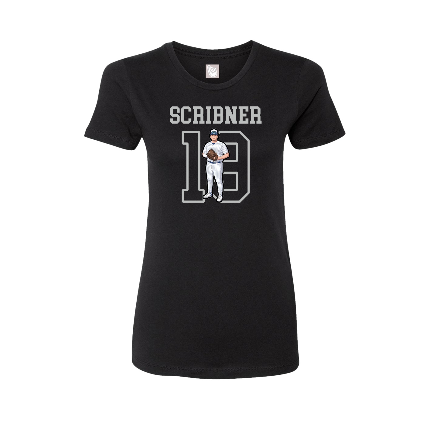 Fitted Women's Tee — Shirsey in Black