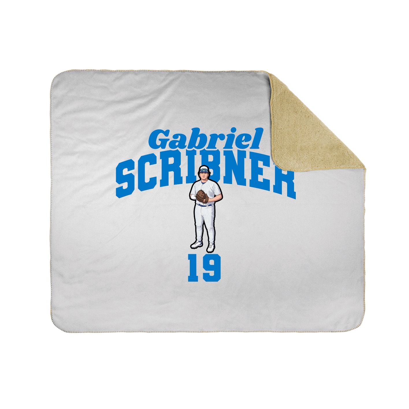 Throw Blanket — Signature Arch in White