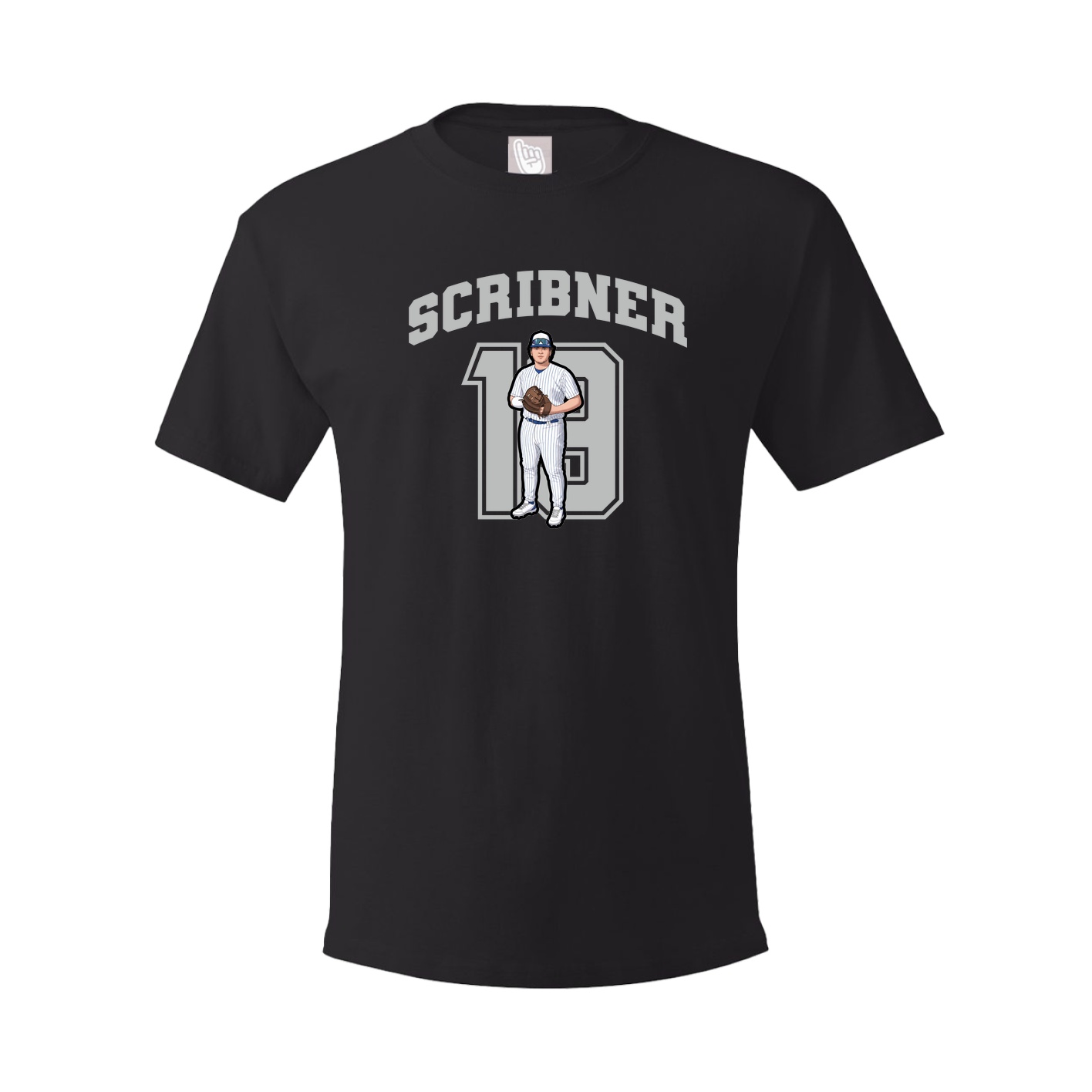 Youth Tee — Number in Black