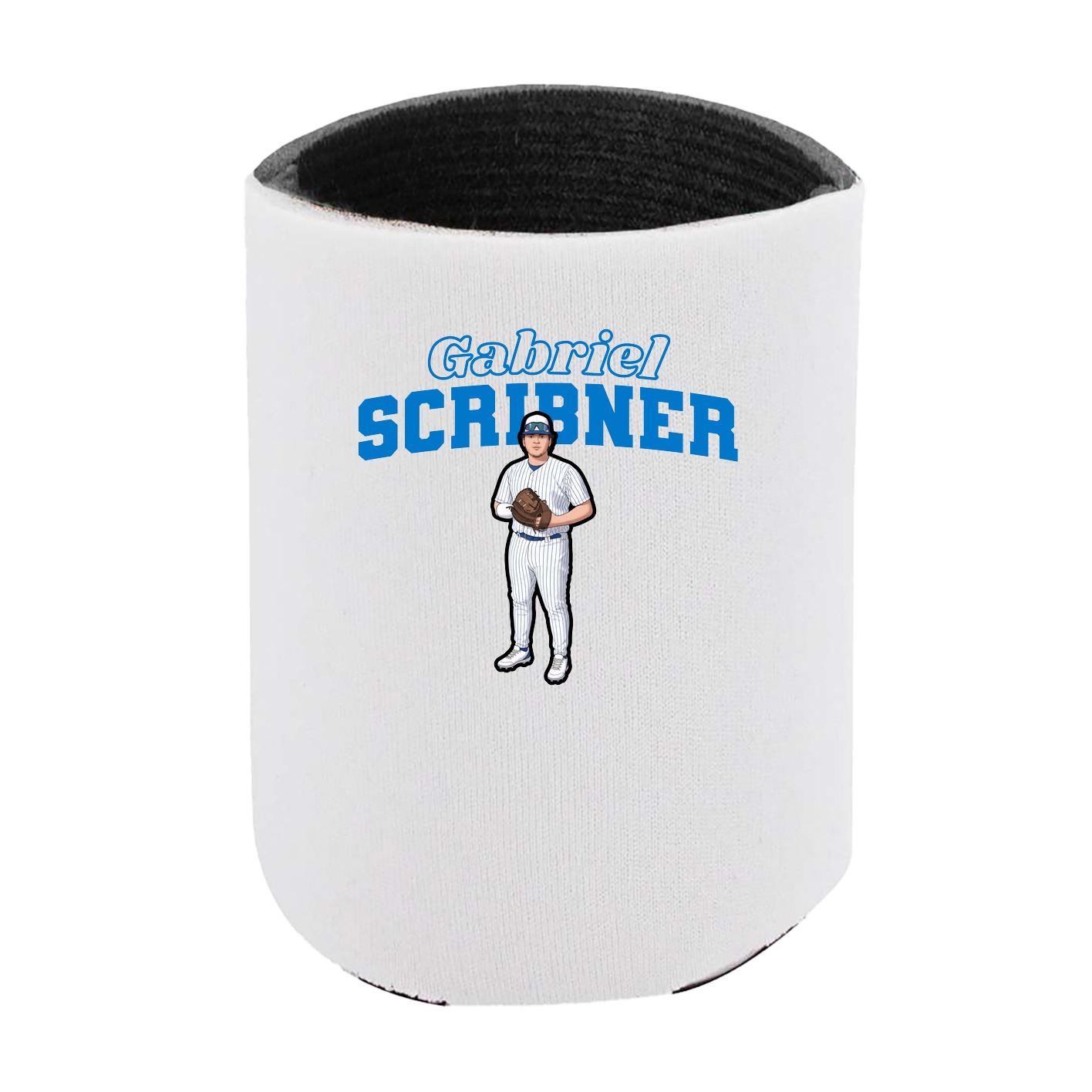 Can Holder — Name Arch in White