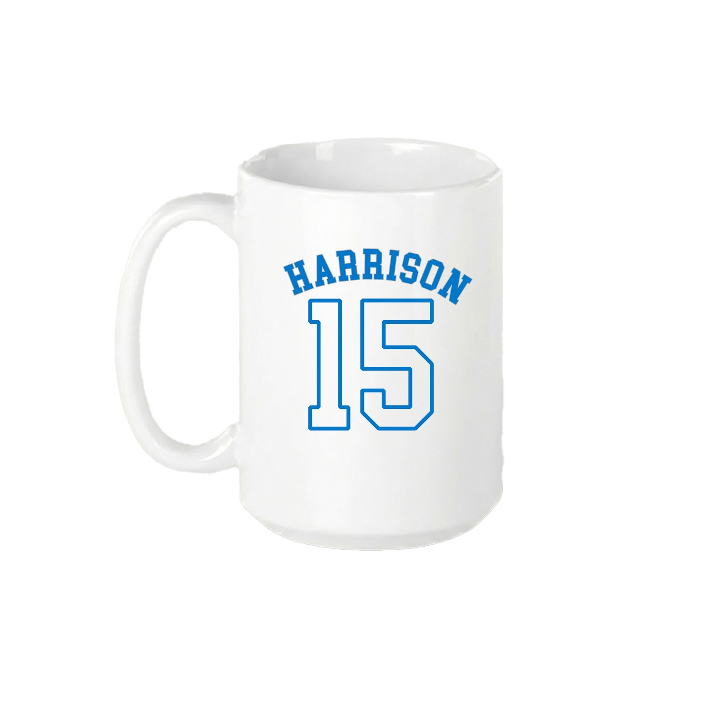 15oz Coffee Mug — Shirsey Arch in White