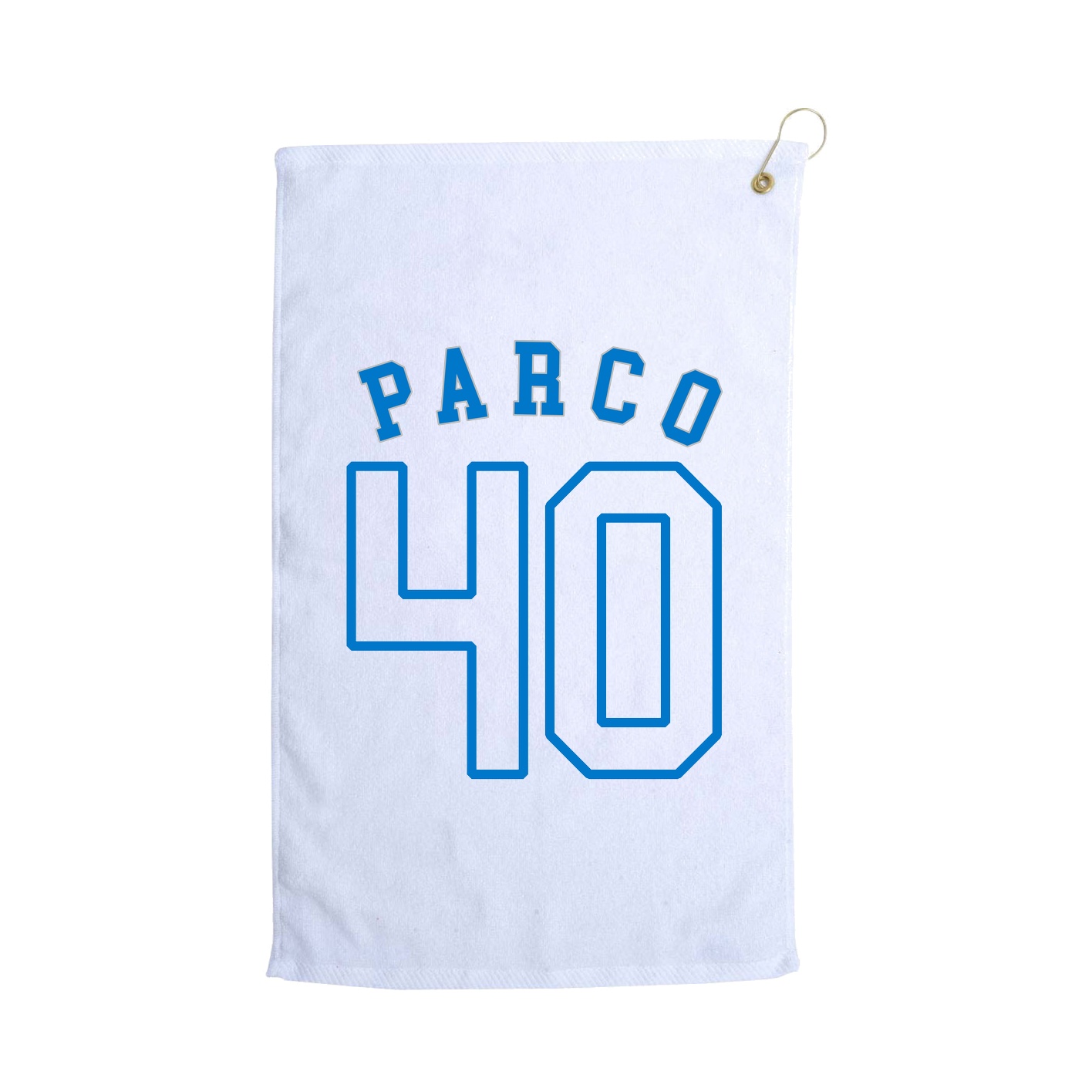 Golf Towel — Shirsey Arch in White