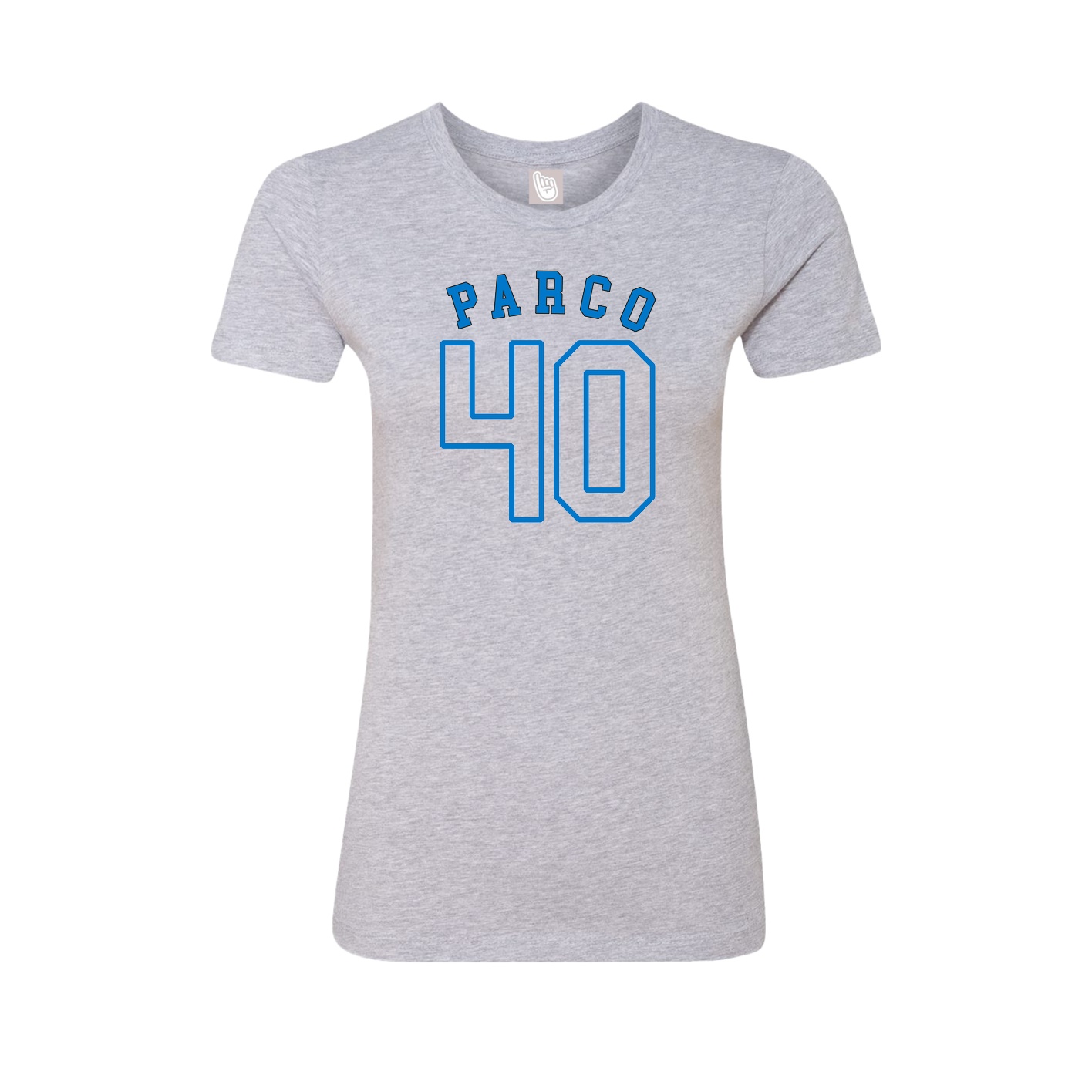 Fitted Women's Tee — Shirsey Arch in Grey