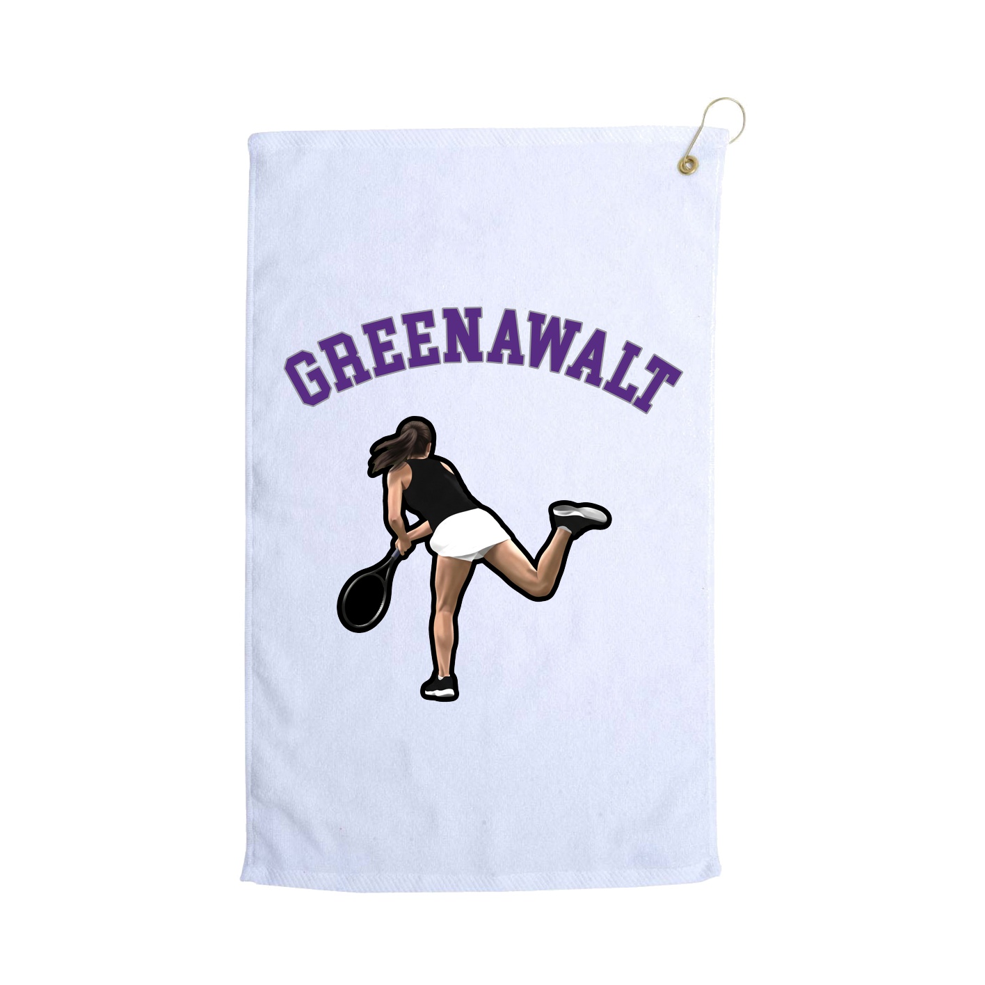Golf Towel — Shirsey Arch in White