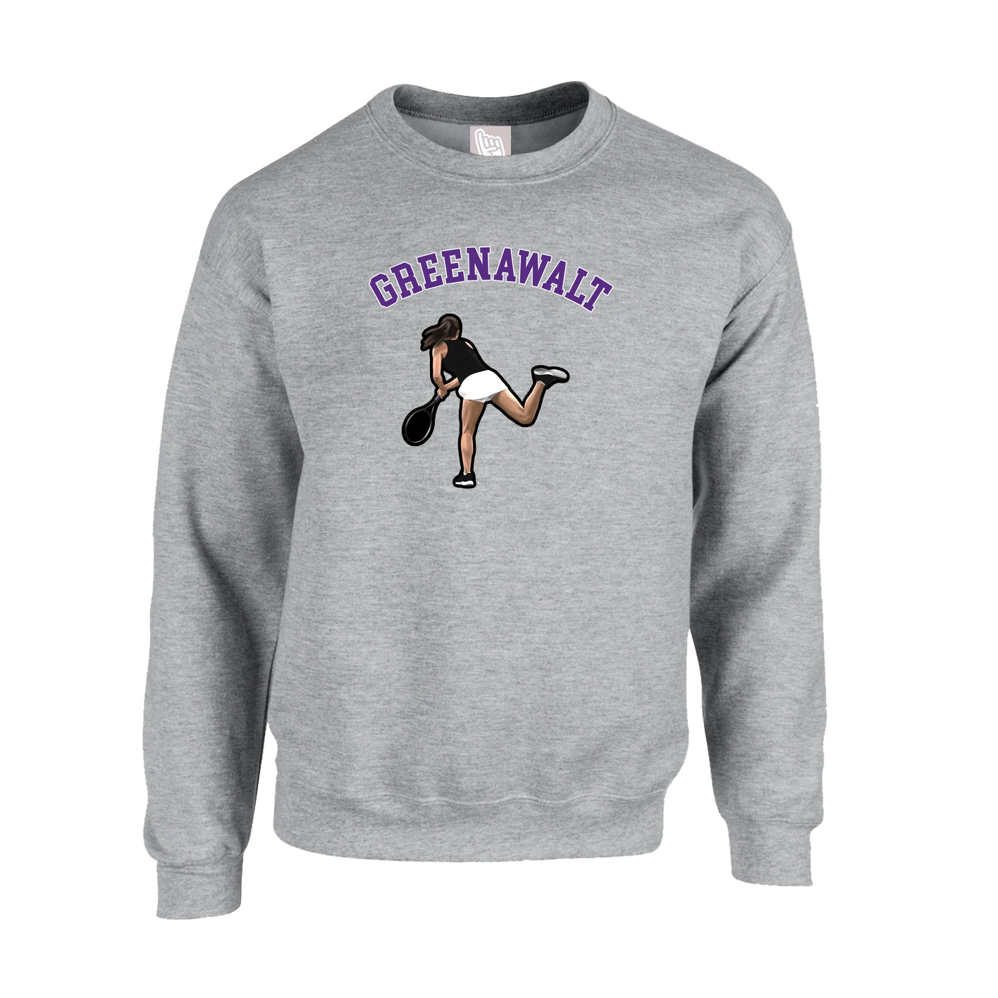 Fleece Crew — Shirsey Arch in Grey