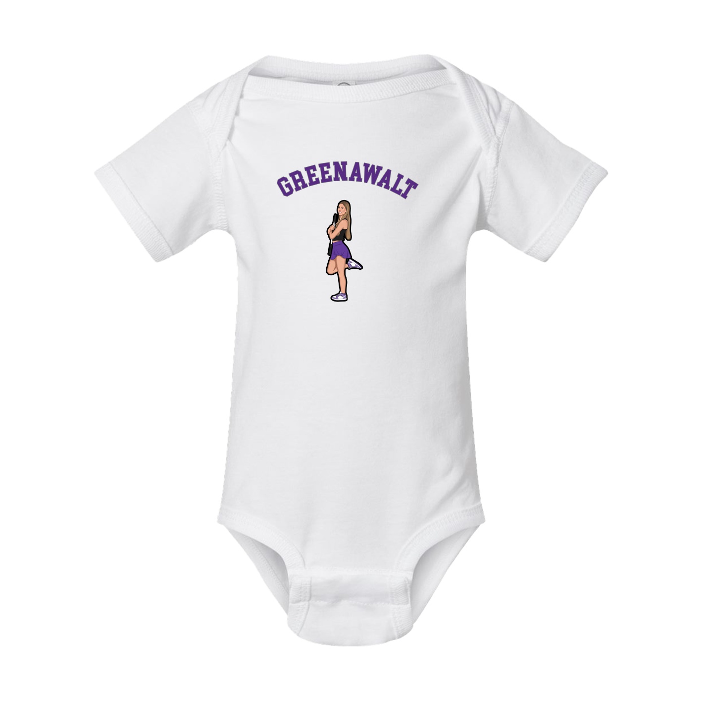 Baby Onesie — Shirsey Arch in White