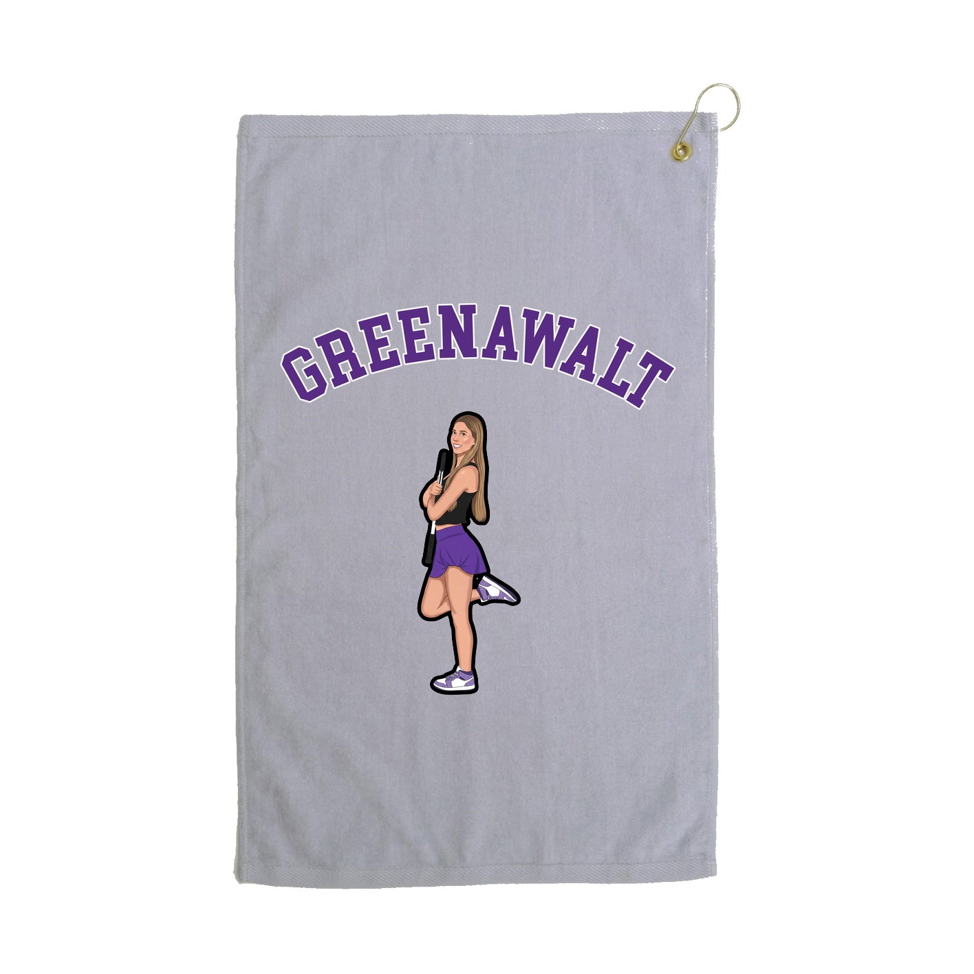 Golf Towel — Shirsey Arch in Grey
