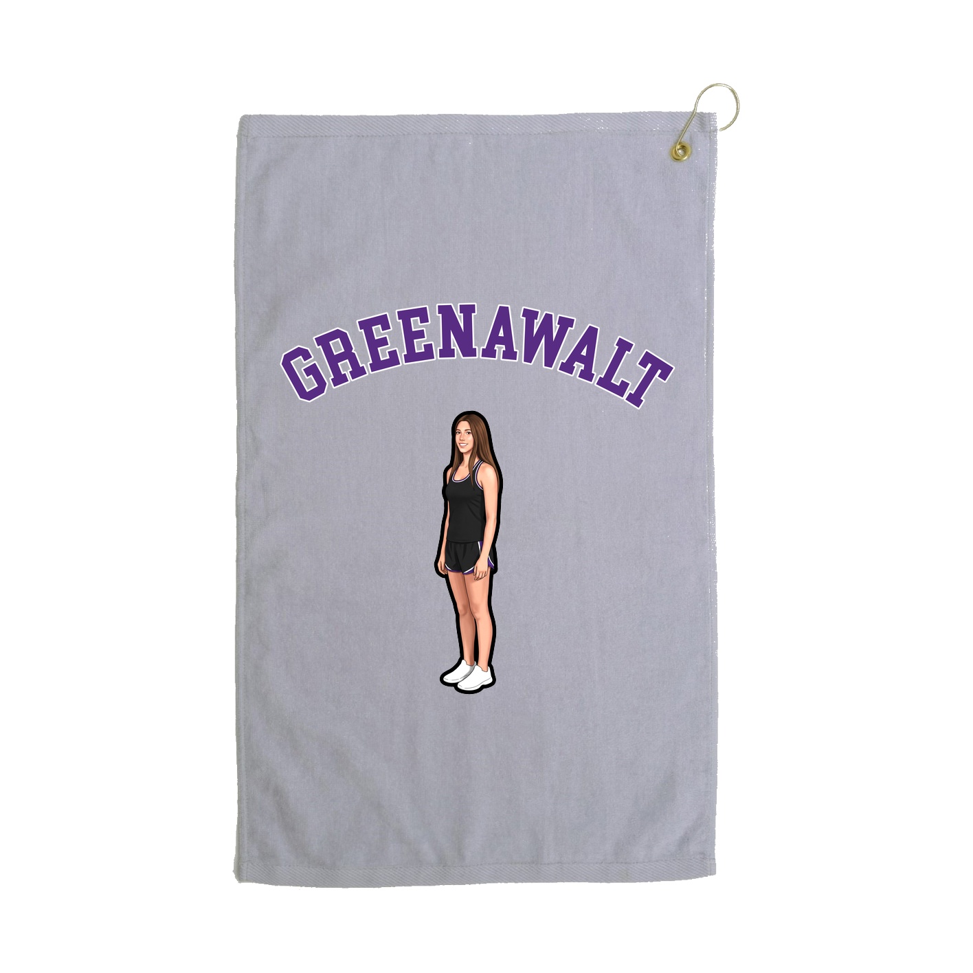 Golf Towel — Shirsey Arch in Grey