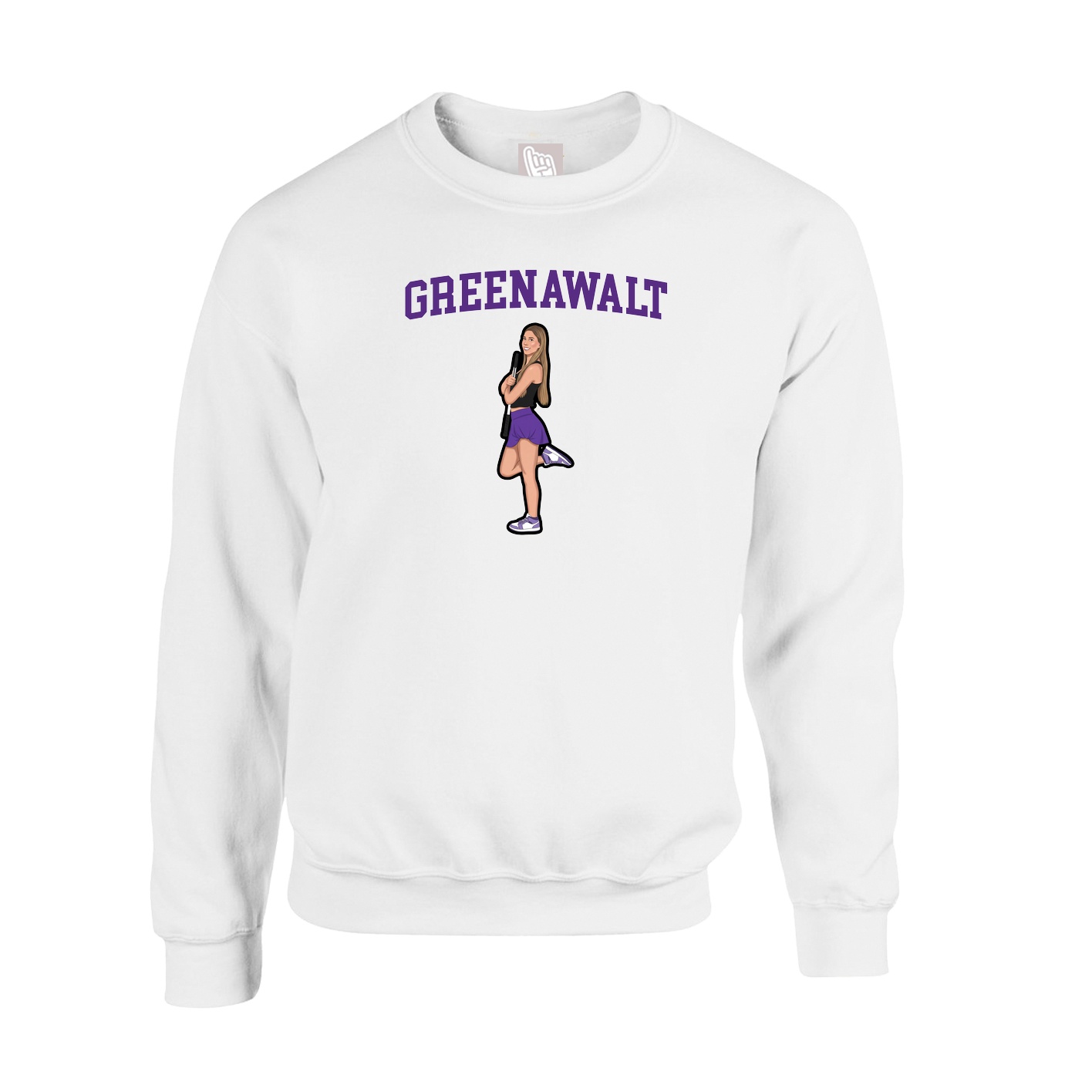 Fleece Crew — Shirsey in White