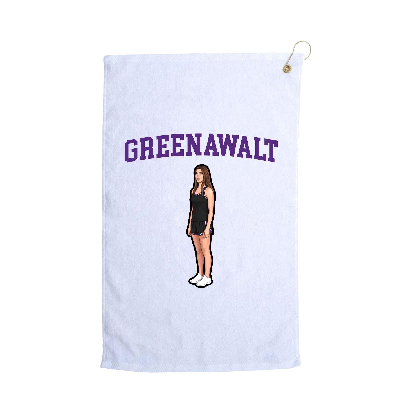 Golf Towel — Shirsey in White