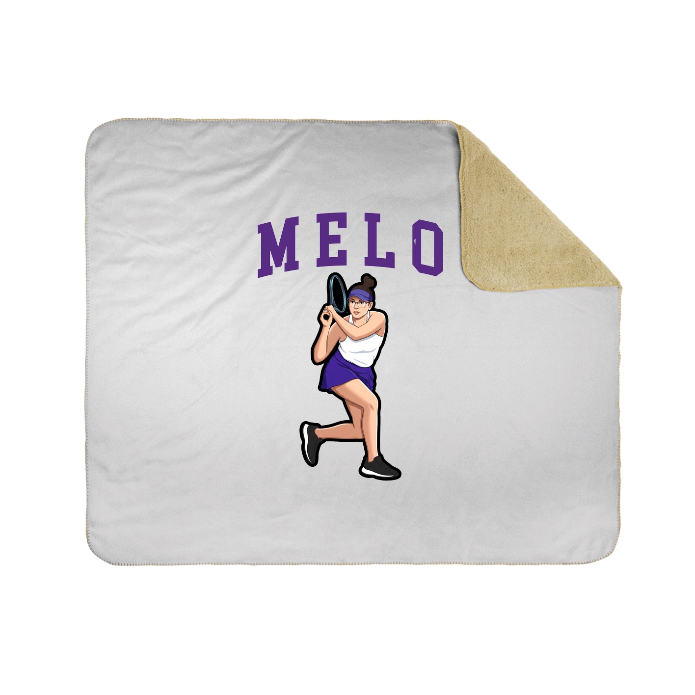 Throw Blanket — Shirsey in White