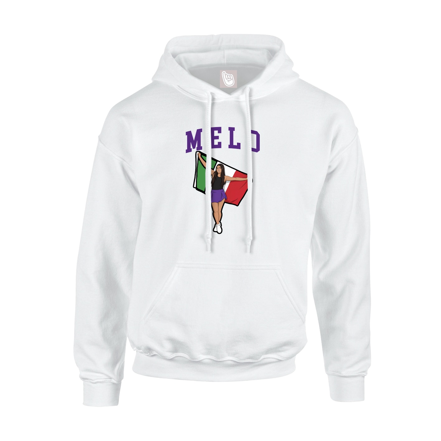 Hoodie — Shirsey in White